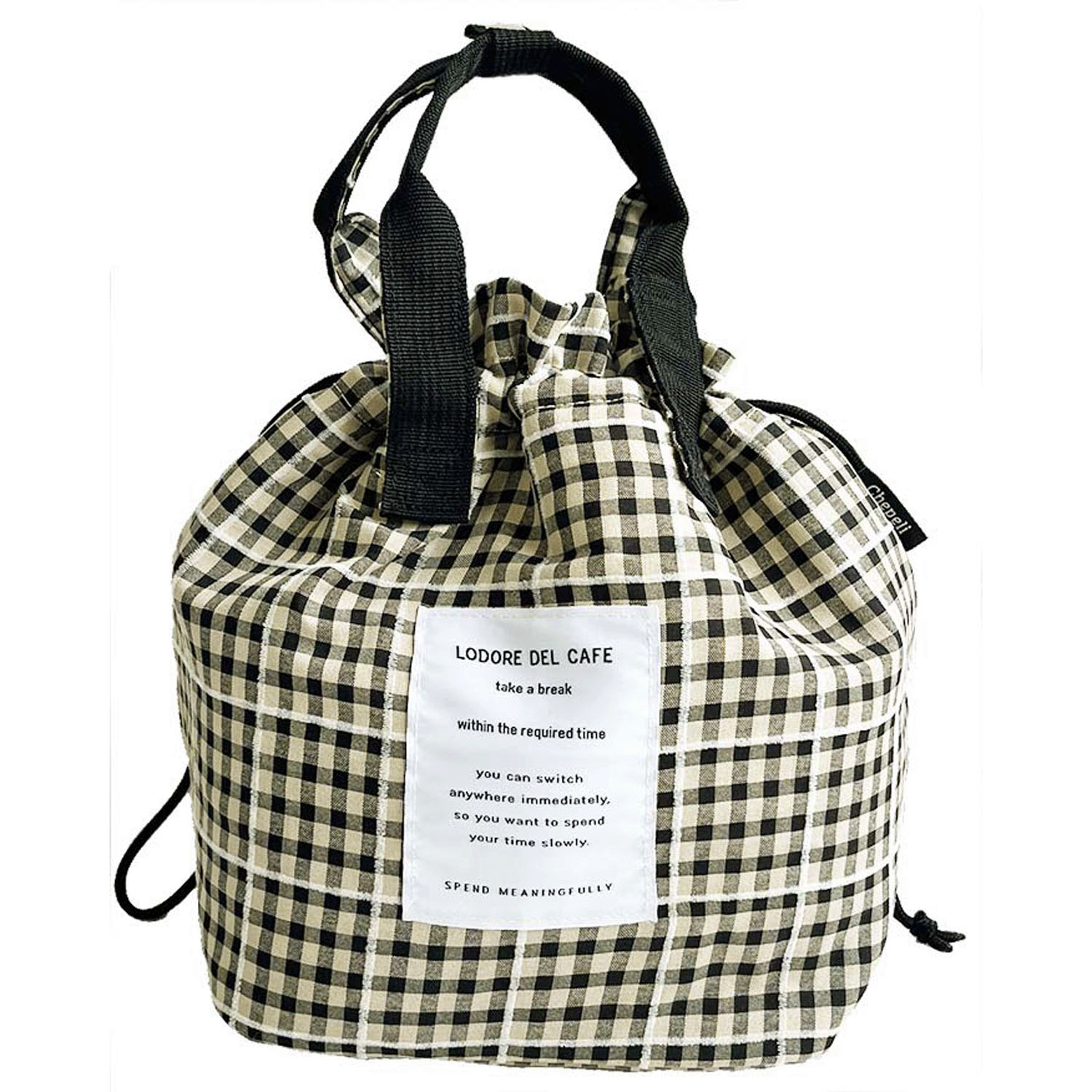 【74ー00は欠品】保冷巾着ランチバッグ - 画像2