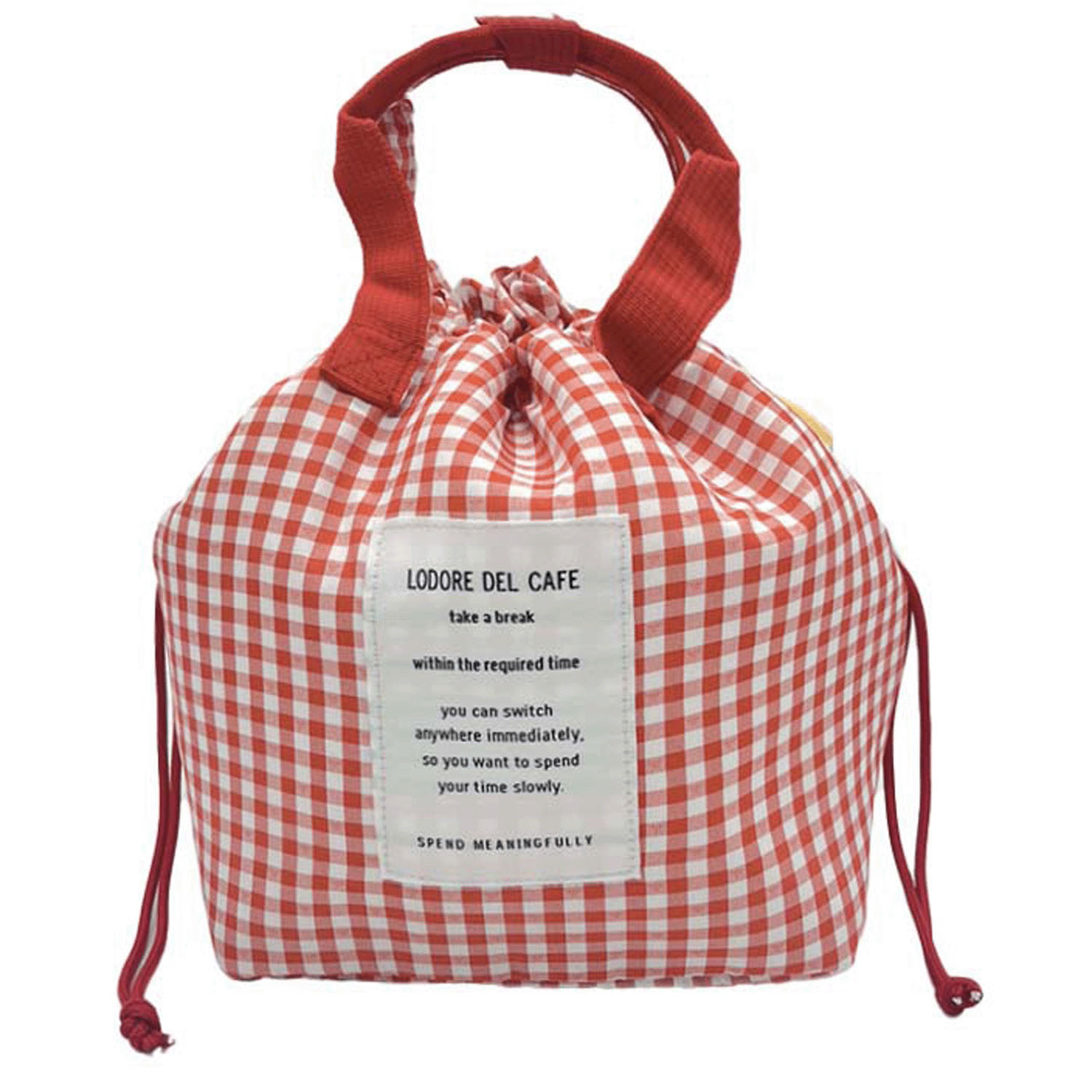 【74ー00は欠品】保冷巾着ランチバッグ - 画像4