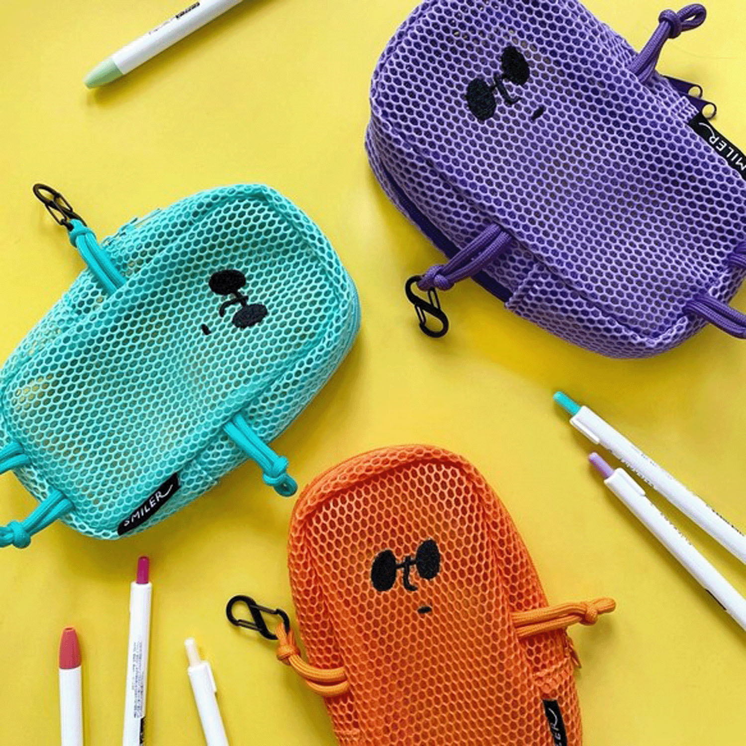 SMILER メッシュバディポーチ - 画像1