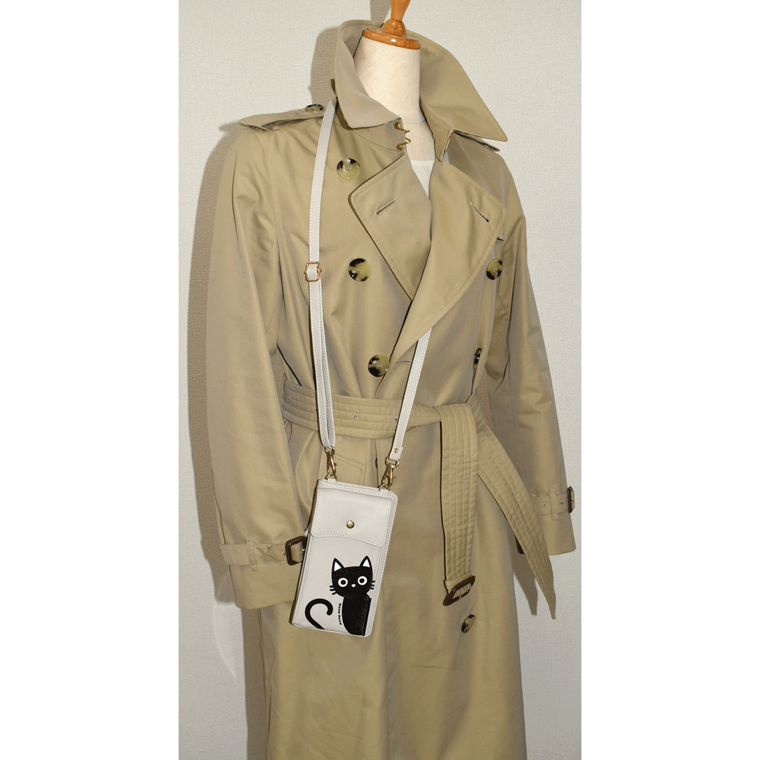 猫多機能スマホポシェット - 画像3