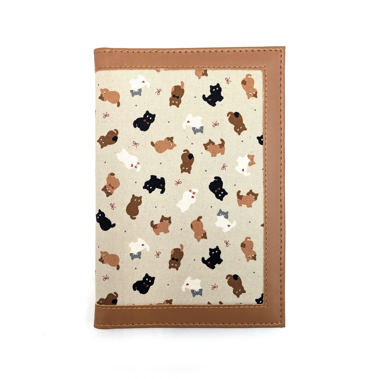 ネコいっぱい柄保険証・お薬手帳ケース - 画像2