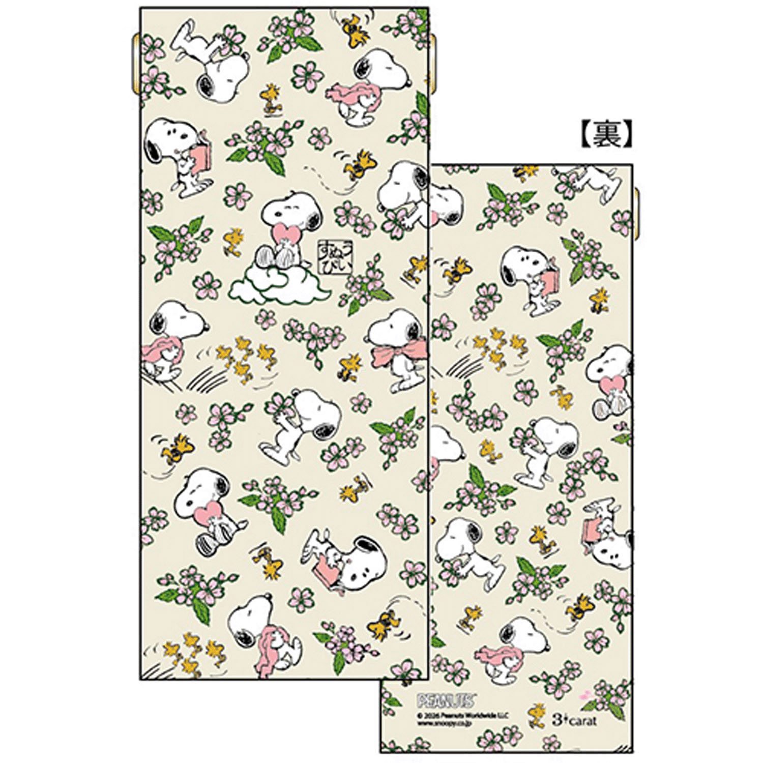 PEANUTS スリムキャンディポーチ 桜 - 画像2