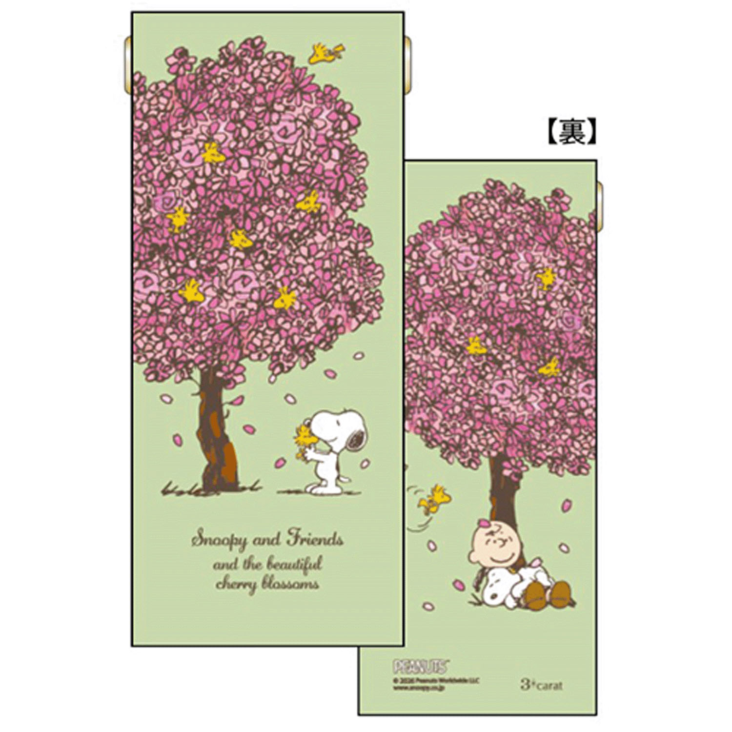 PEANUTS スリムキャンディポーチ 桜
