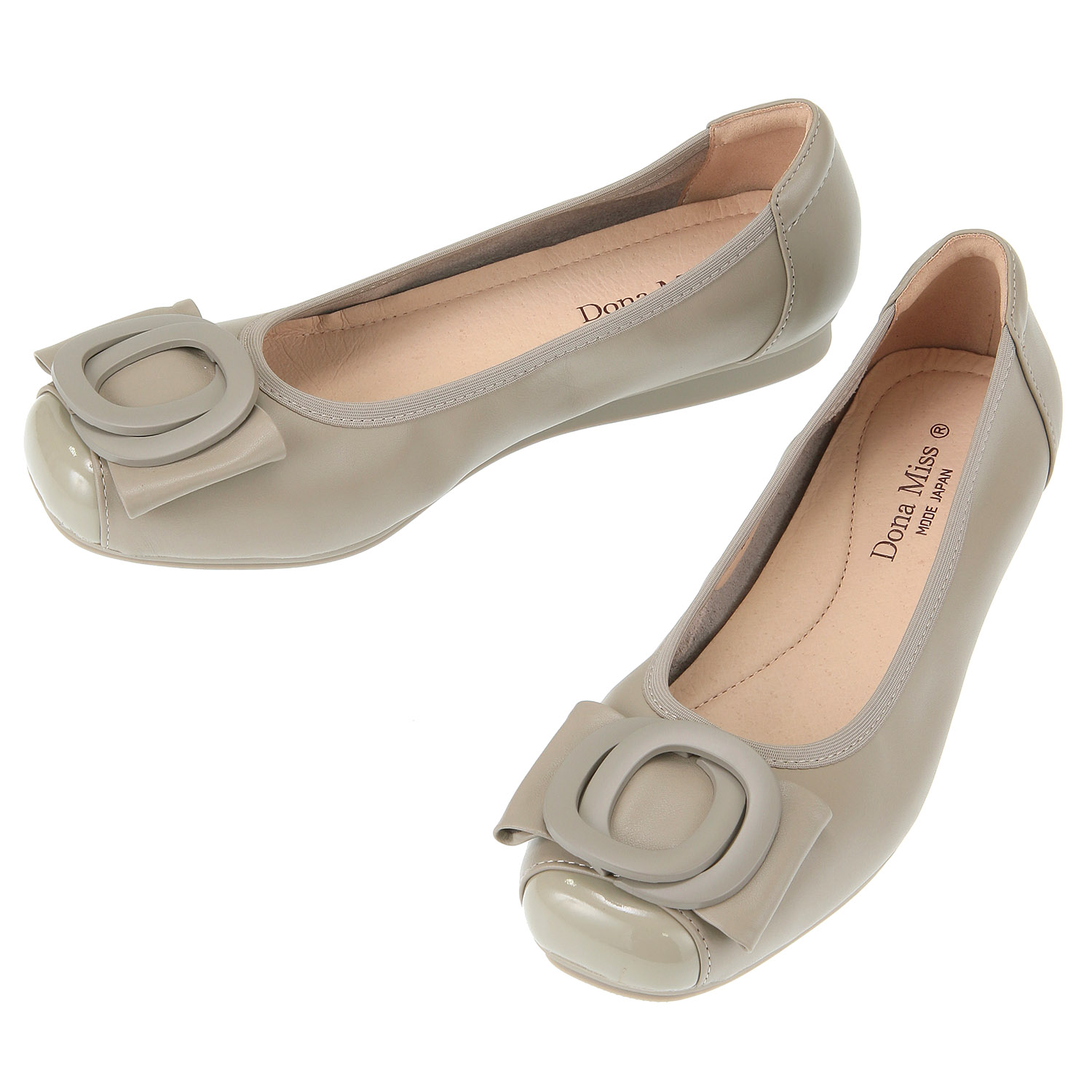 Dona Miss バックル付きフラットパンプス - 画像2