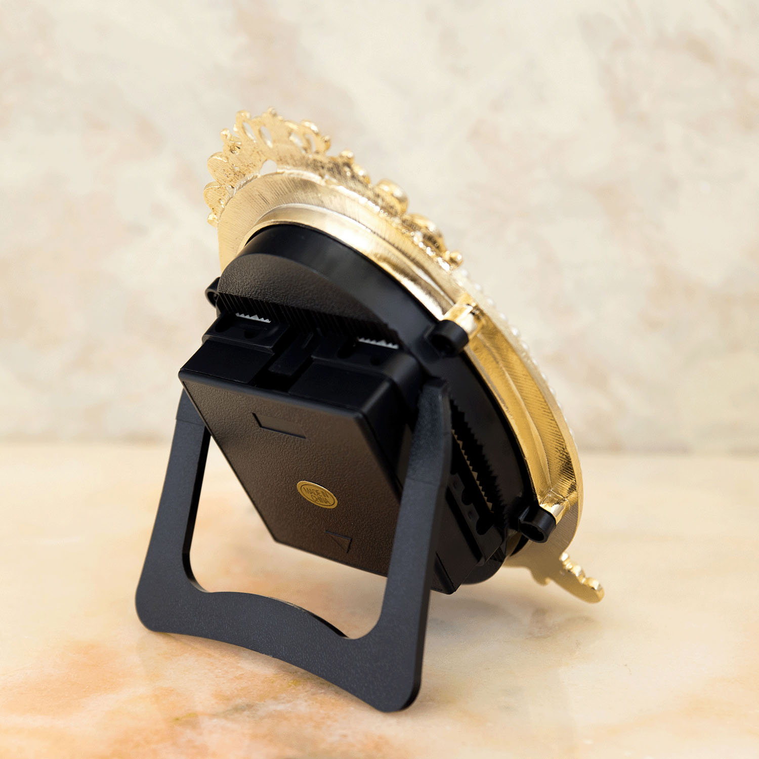 Mariage マリアージュ テーブルクロック（パールオーバル） ゴールド - 画像8