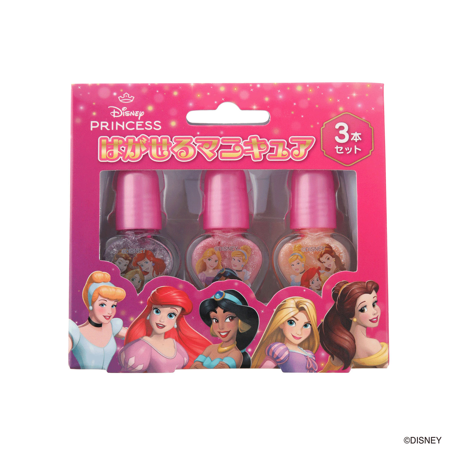 プリンセスはがせるマニュキュア 3本 - 画像1