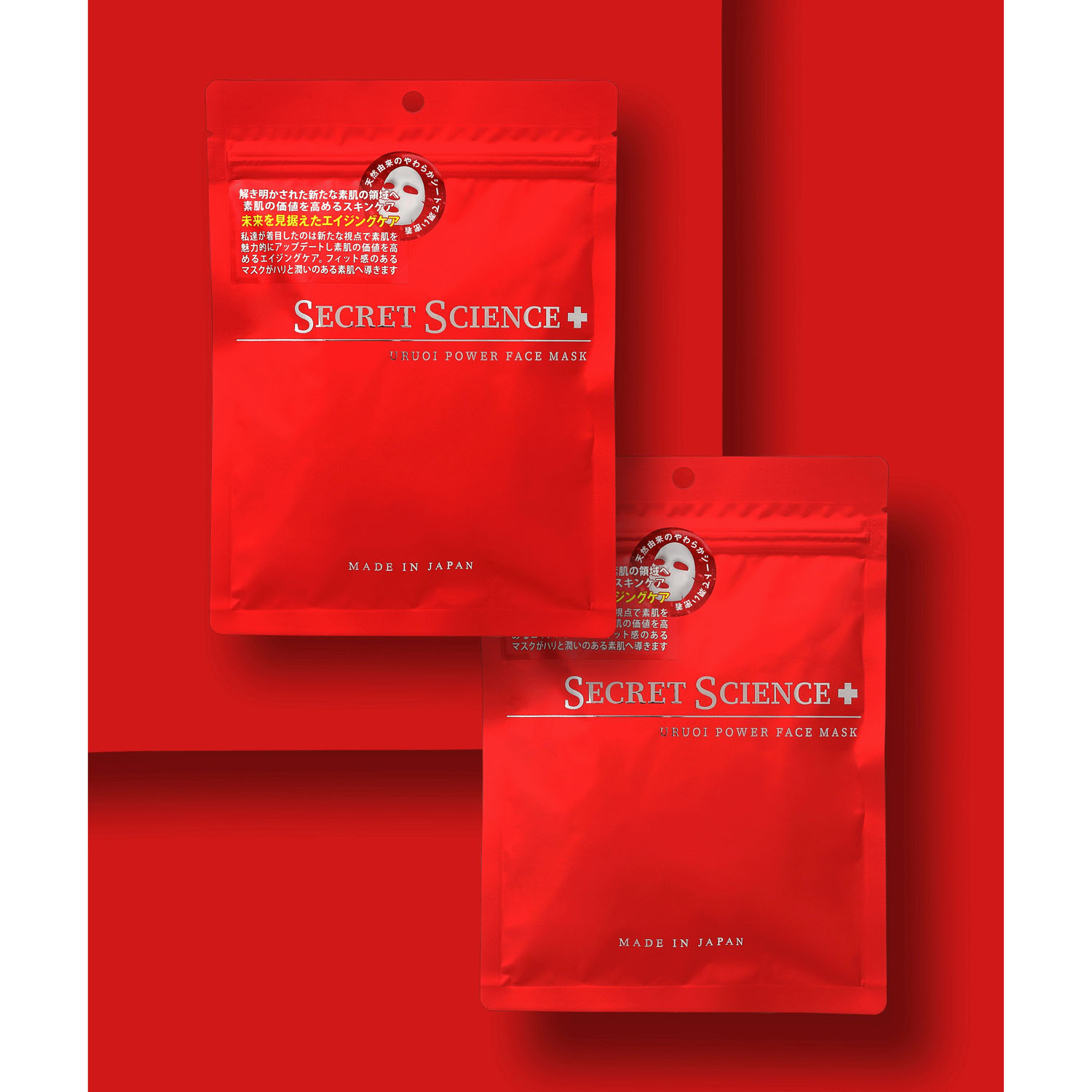 SECRET SCIENCE URUOI POWER FACE MASK 10枚入 - 画像1