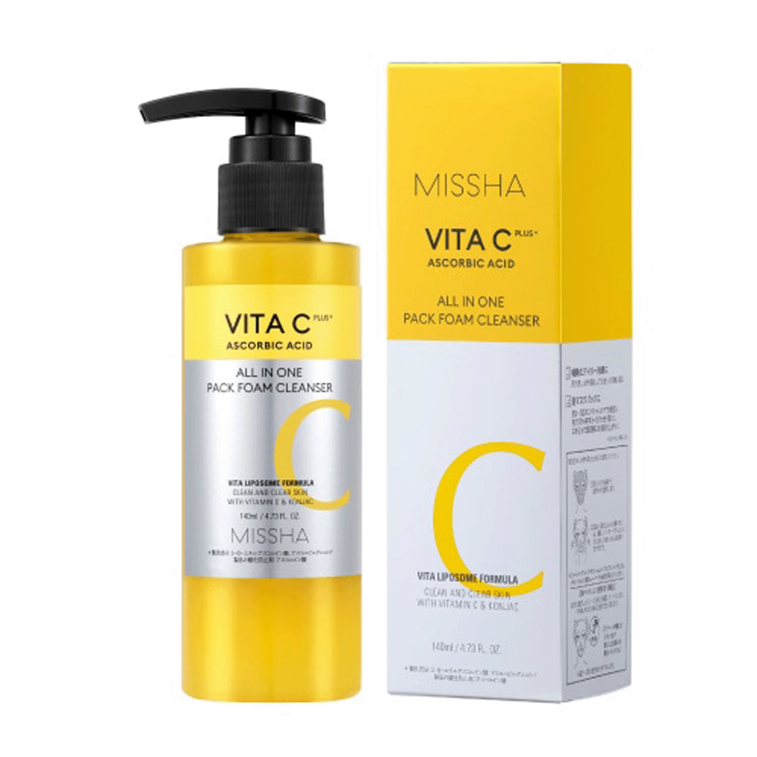 ミシャ ビタ CP泡マスク洗顔 - 画像1