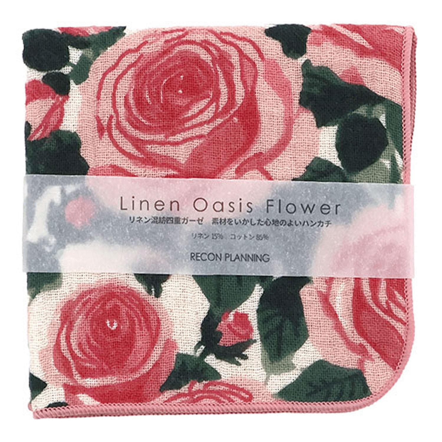 リネンメアリー 四重ガーゼハンカチ