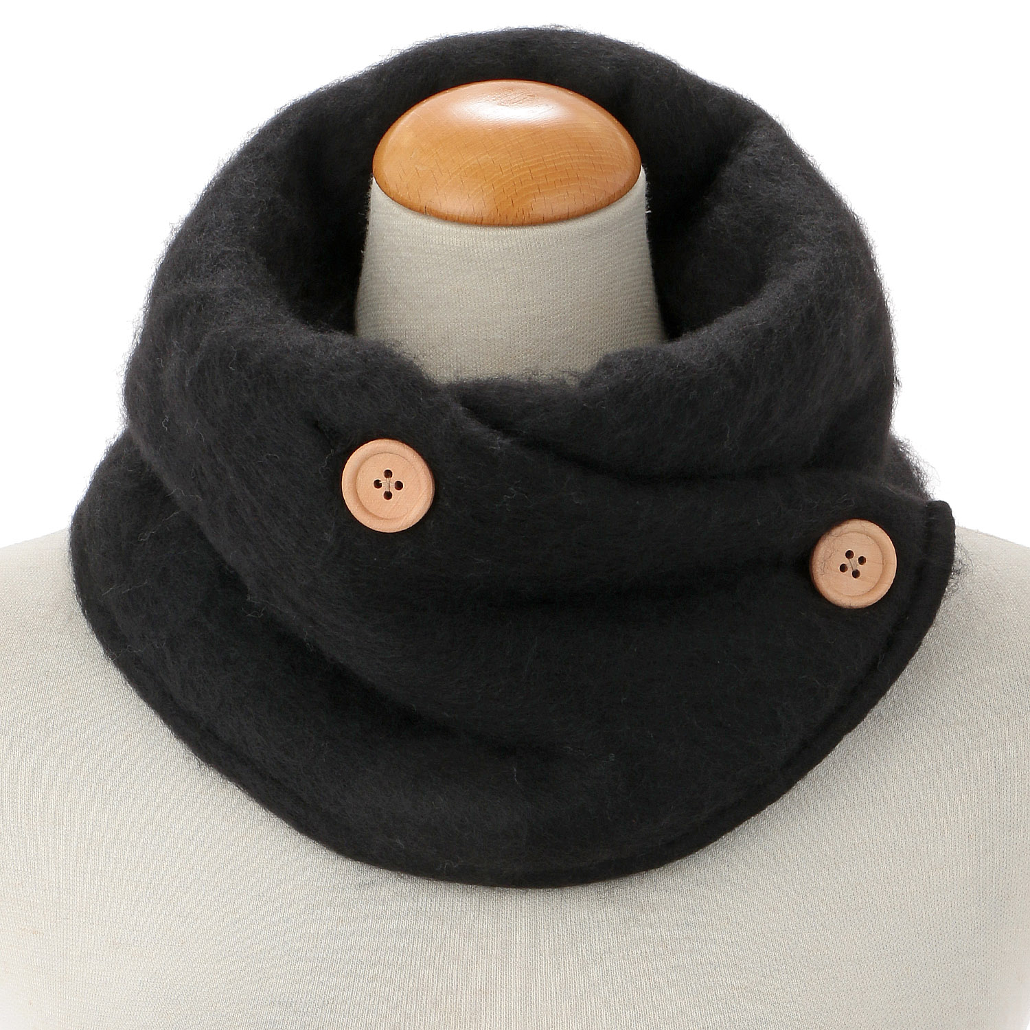 ボリュームネックウォーマー 無地 - 画像2