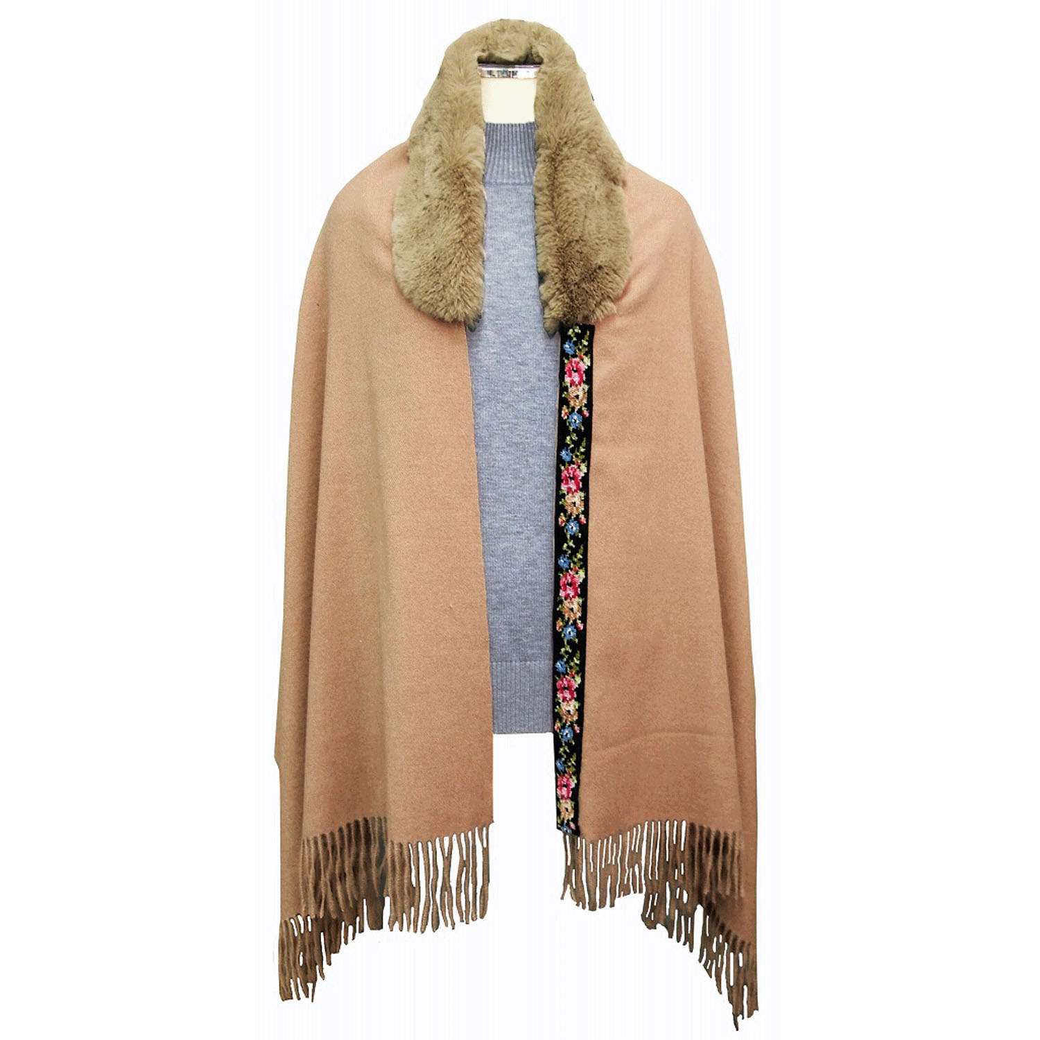 レイクアルスター フェイクファー2WAYストール - 画像3