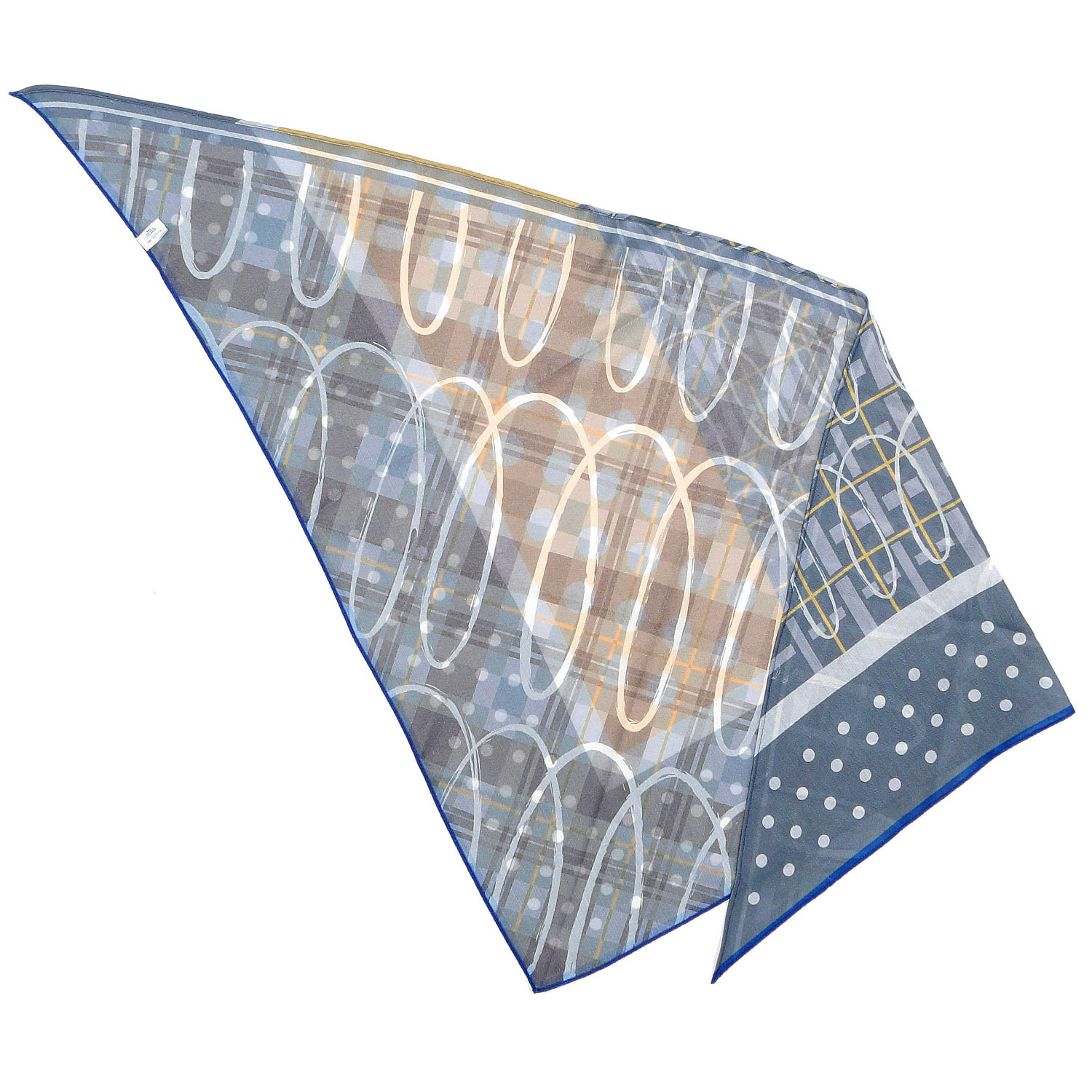 両面プリント三角スカーフ マルチ - 画像2