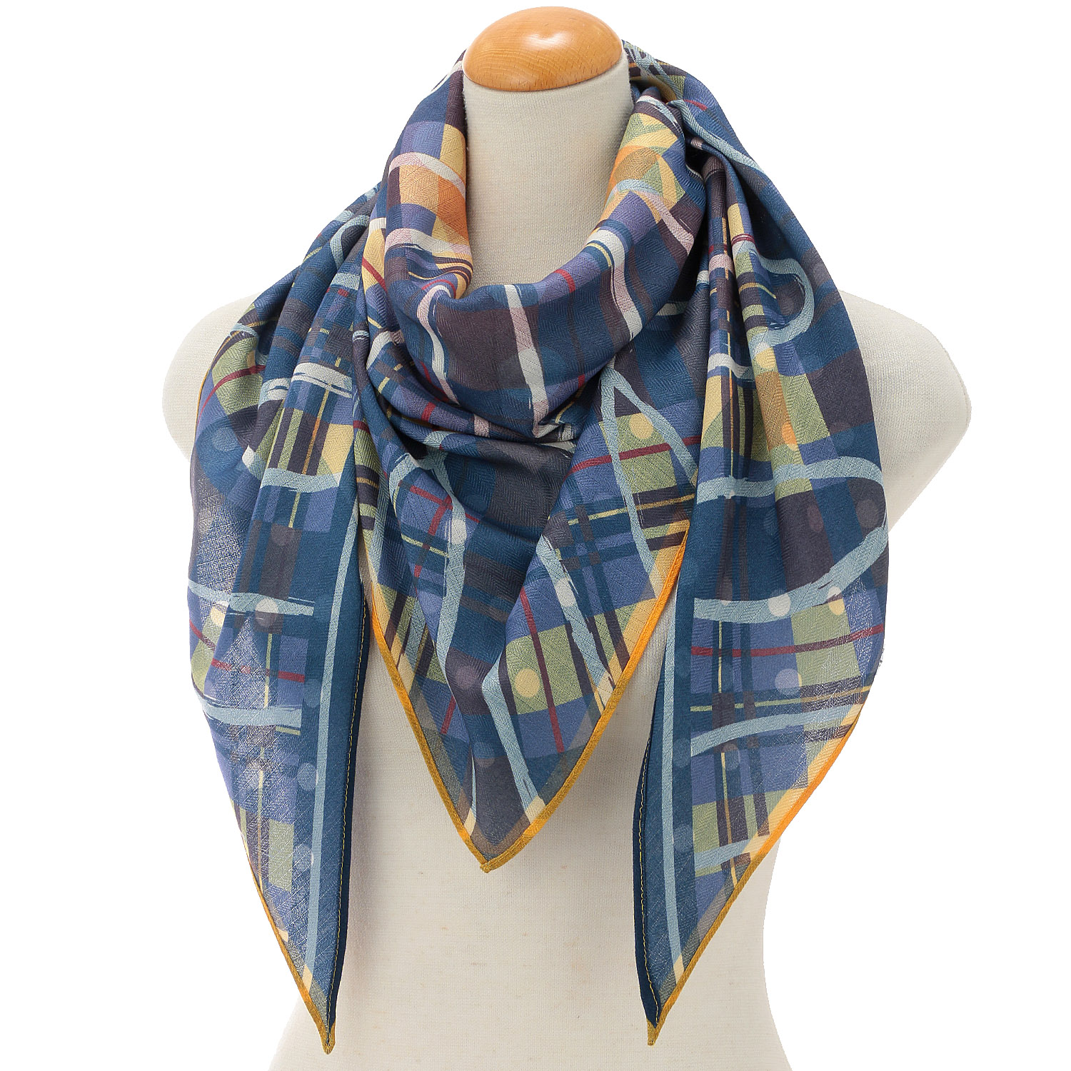 両面プリント三角スカーフ マルチ - 画像8