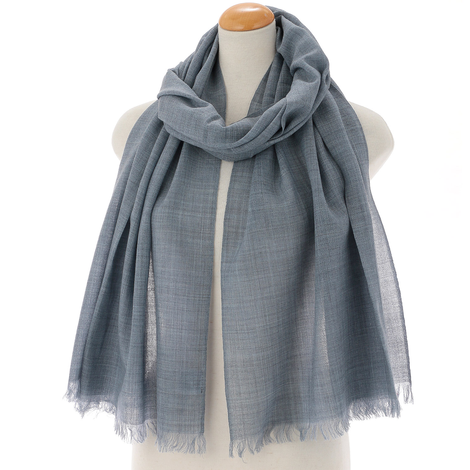 ソリッドウールストール