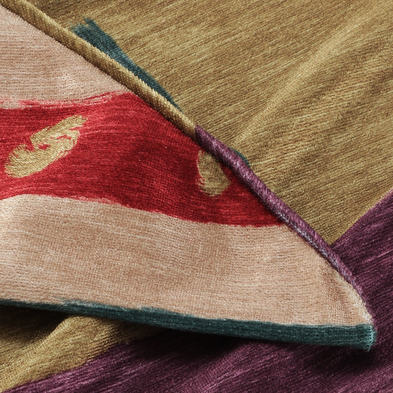 イタリア製 プリント剣先マフラー - 画像6