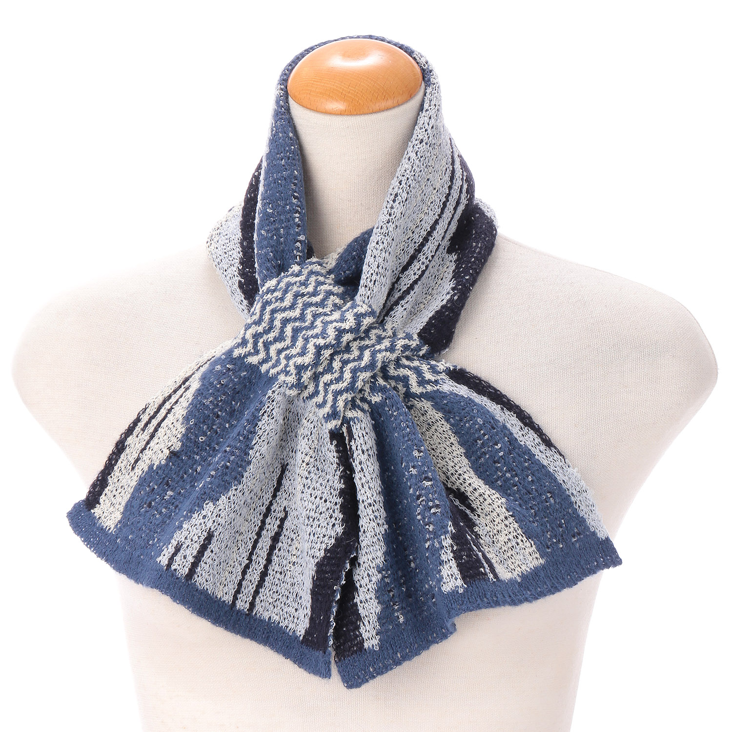 日本製 ウェーブ差込みマフラー - 画像4