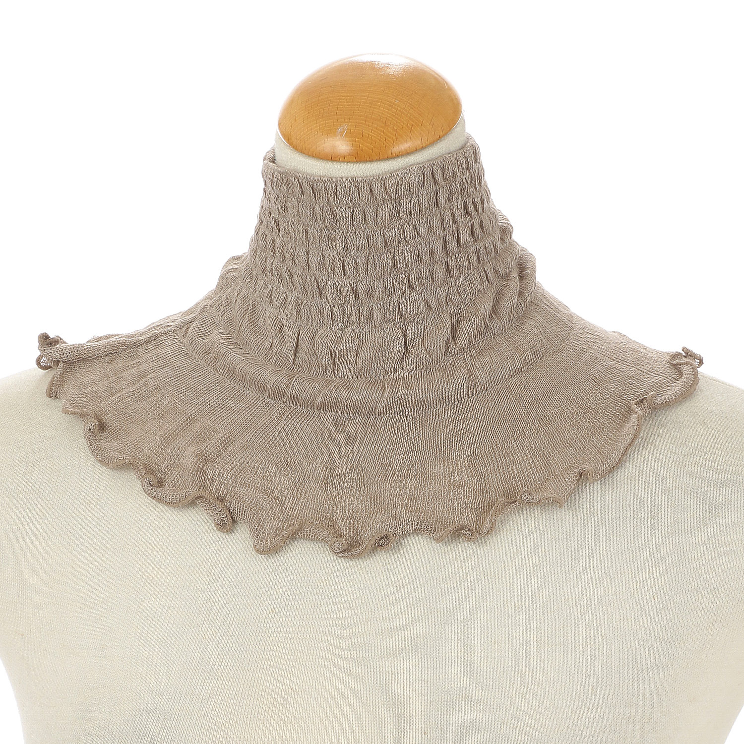 日本製 ネックカバー無地 秋冬素材 - 画像3