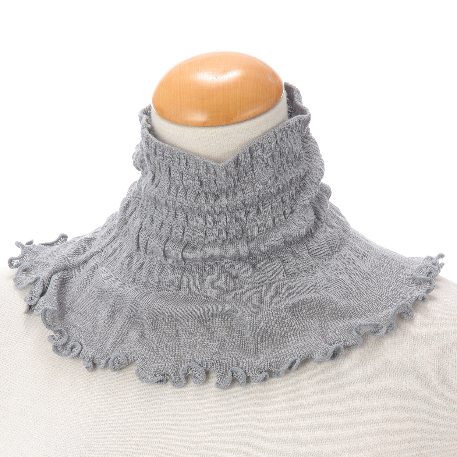 日本製 ネックカバー無地 秋冬素材 - 画像1