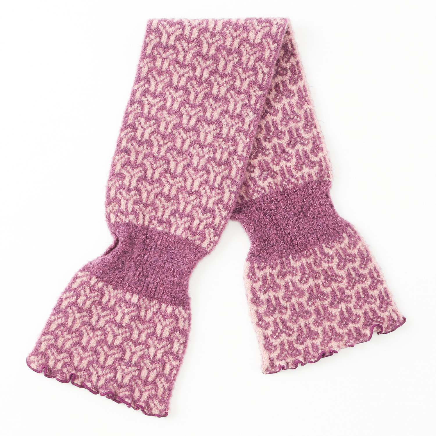 日本製 差し込みマフラー 組亀甲柄 - 画像9