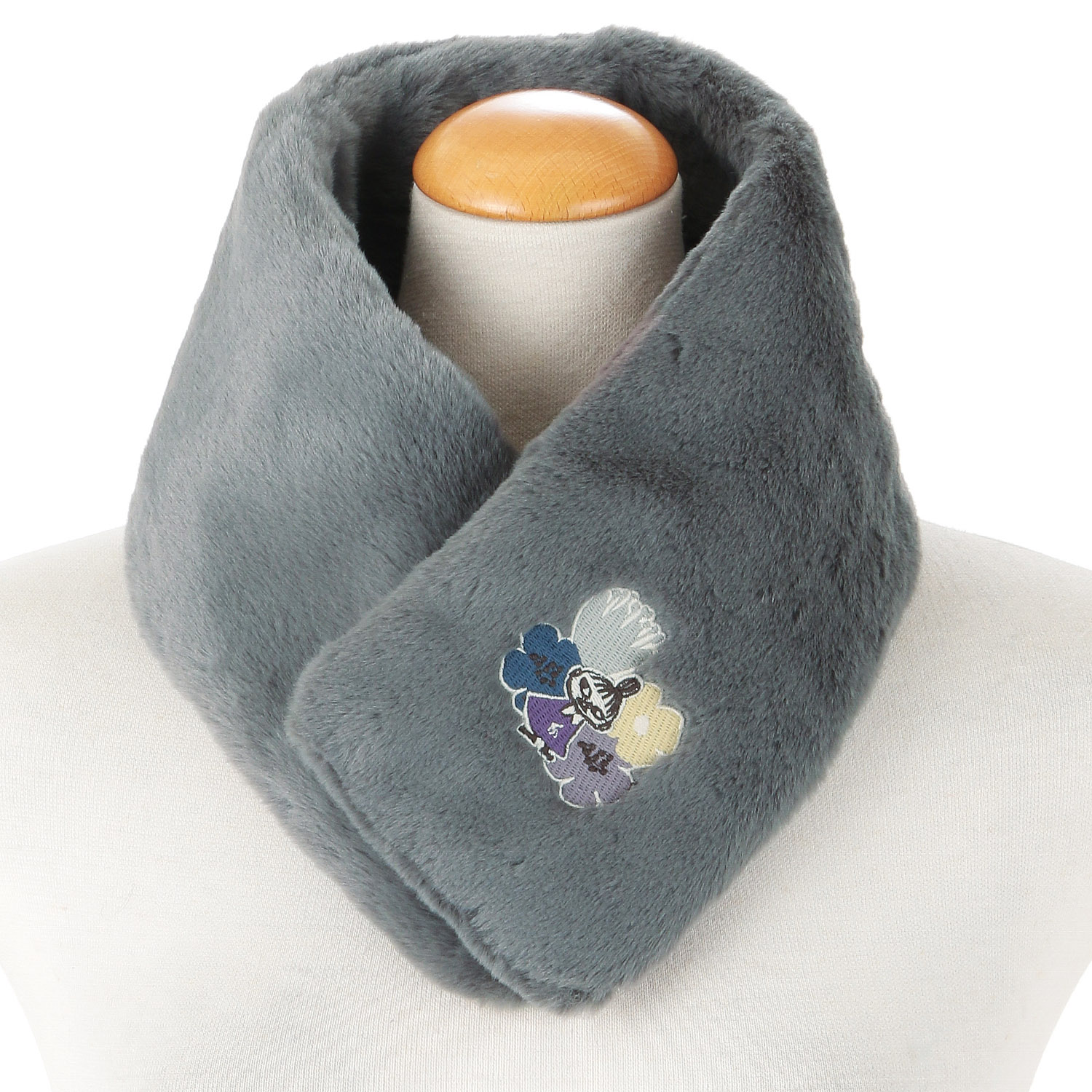 MOOMIN エコファーティペット リトルミイ刺繍 - 画像2