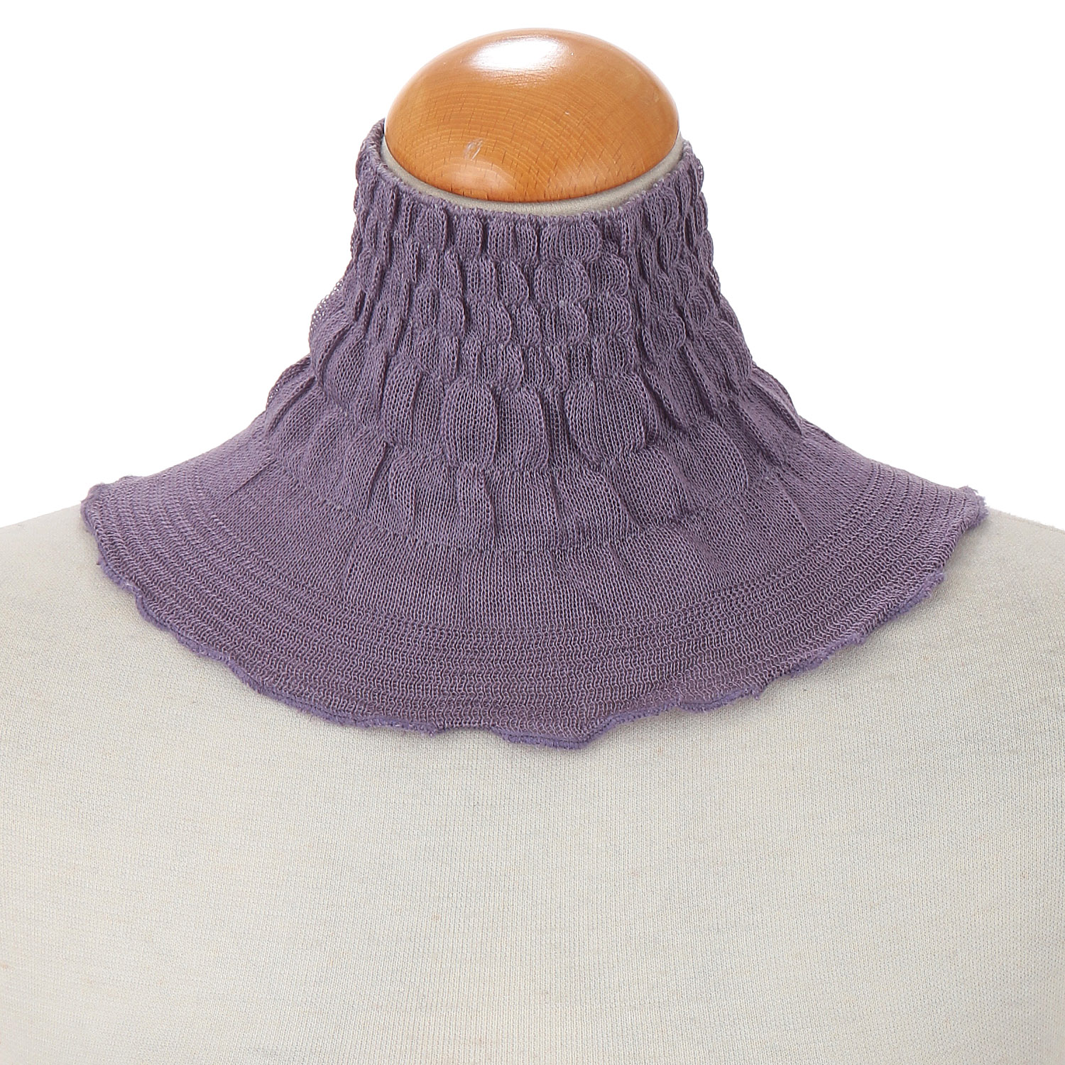 レーヨンシルクフリルネックカバー - 画像10