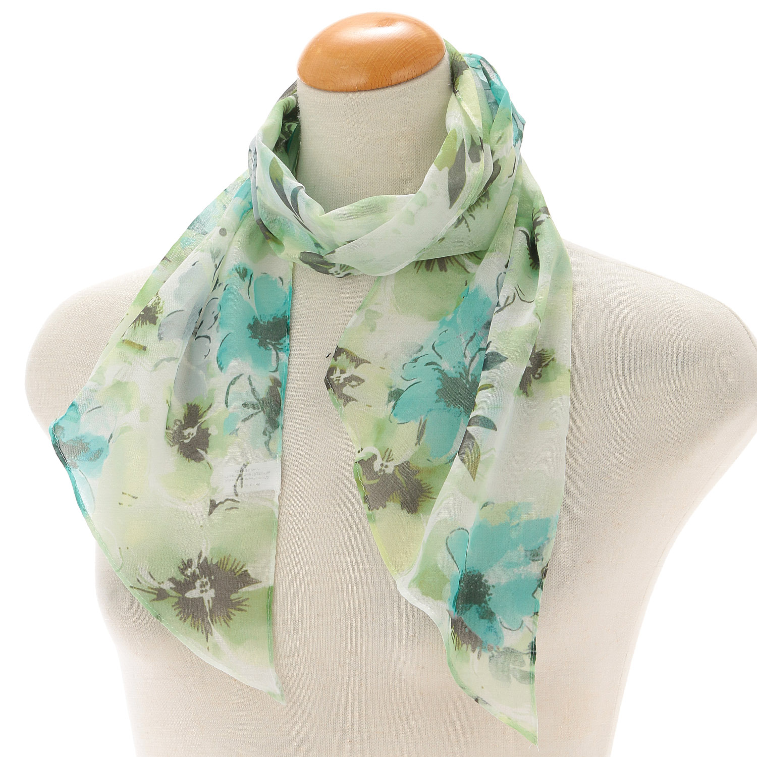 花柄剣先ストール - 画像3