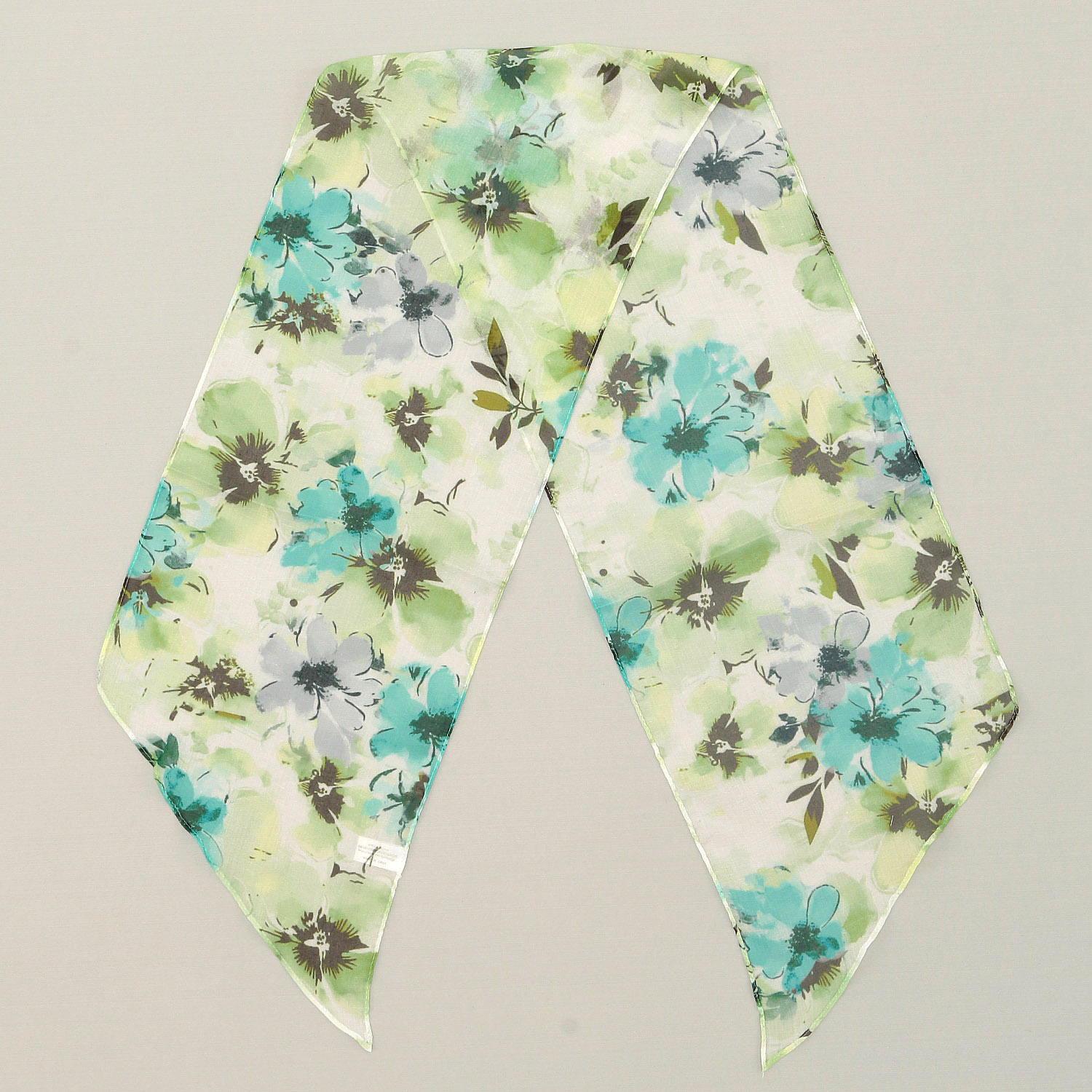 花柄剣先ストール - 画像4