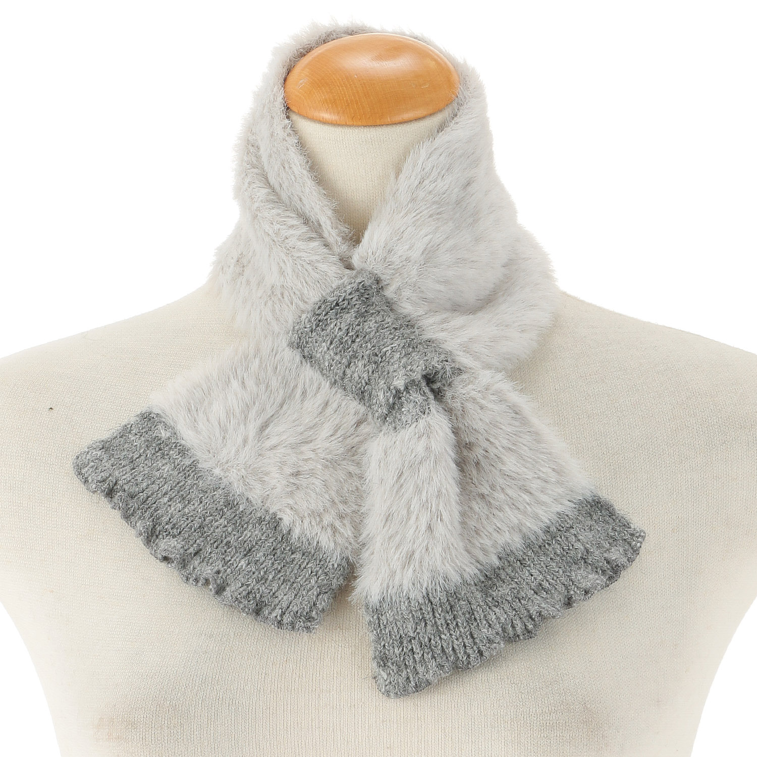 エコファーニット差込マフラー - 画像2