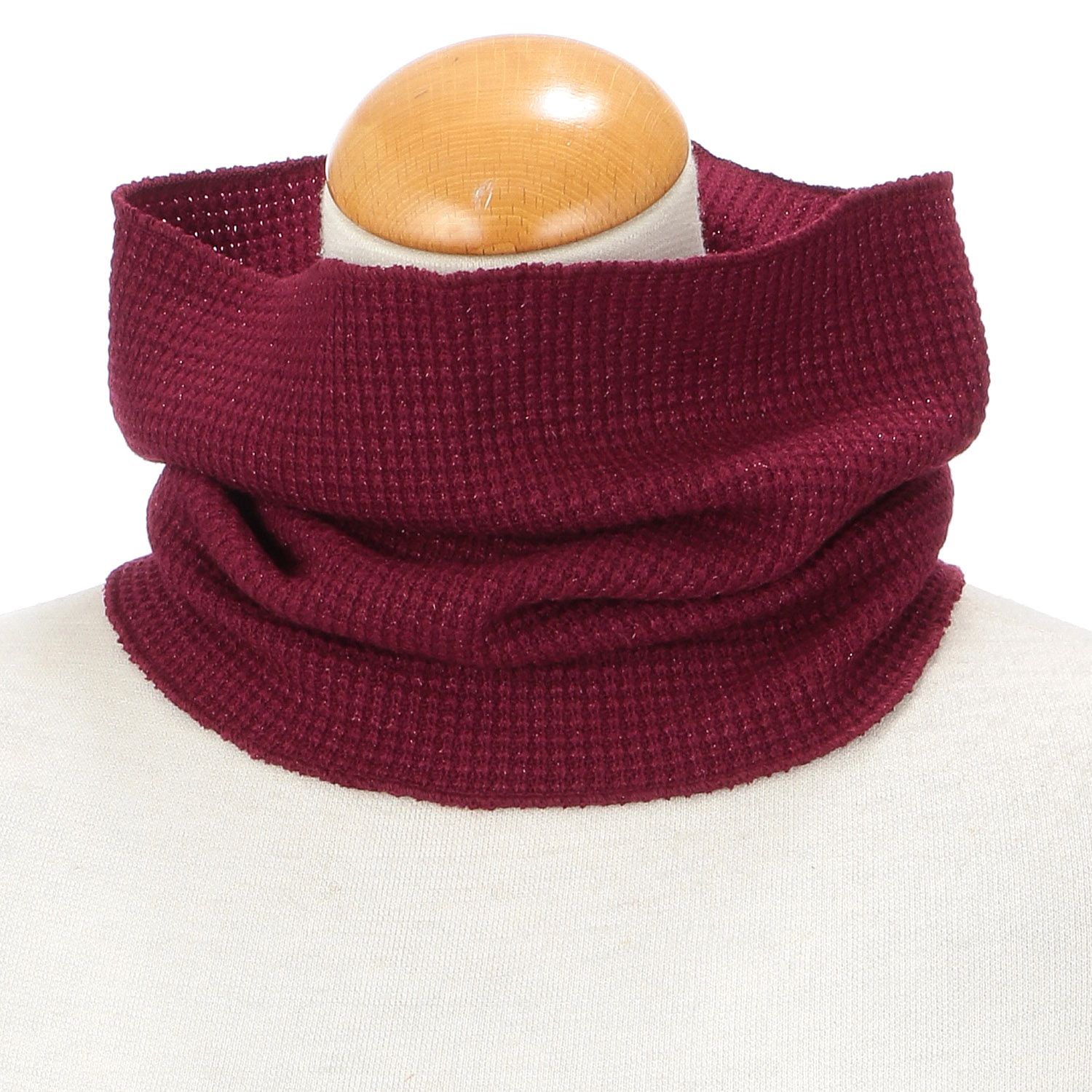 ラメワッフルネックウォーマー - 画像6