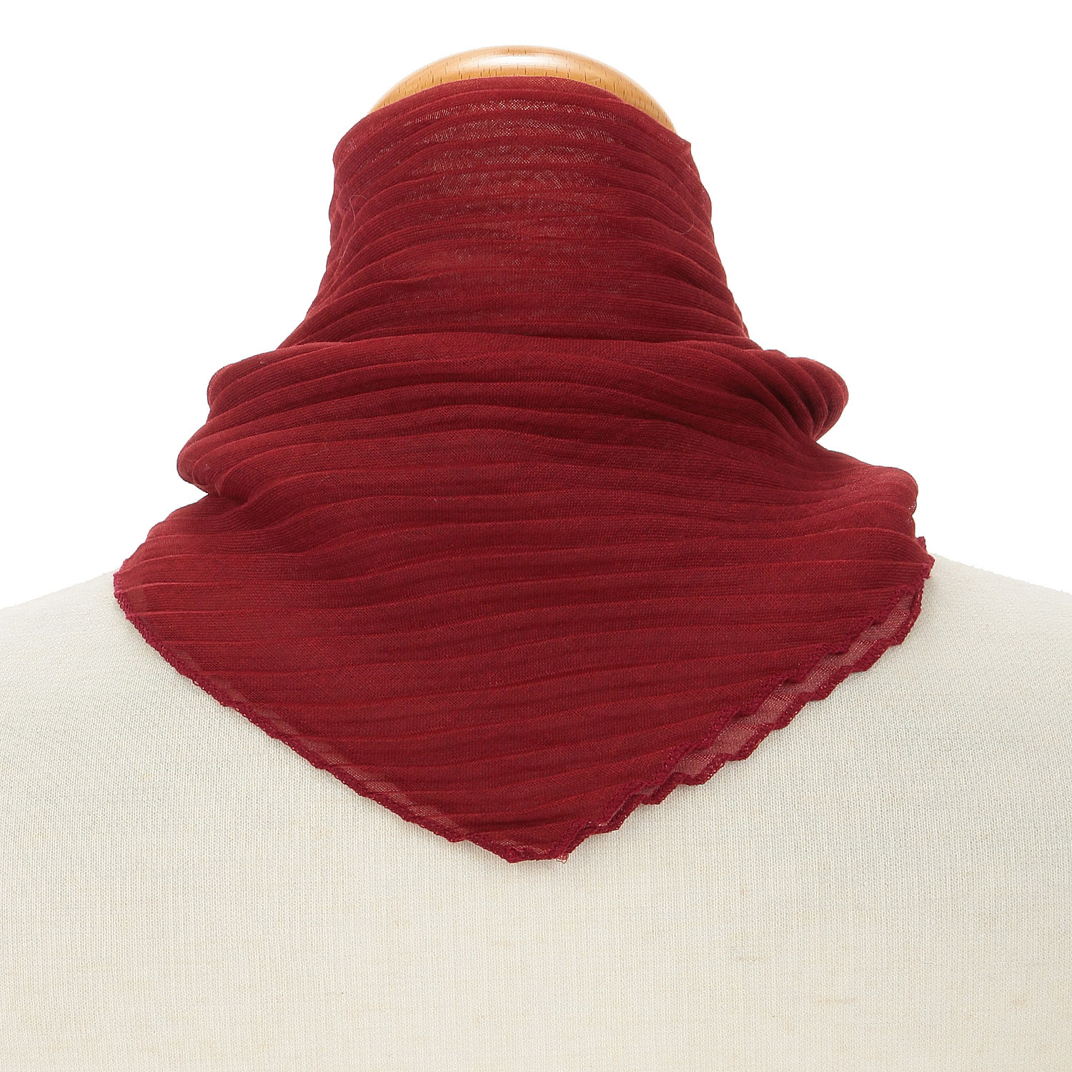 マグネット付プリーツスカーフ - 画像3