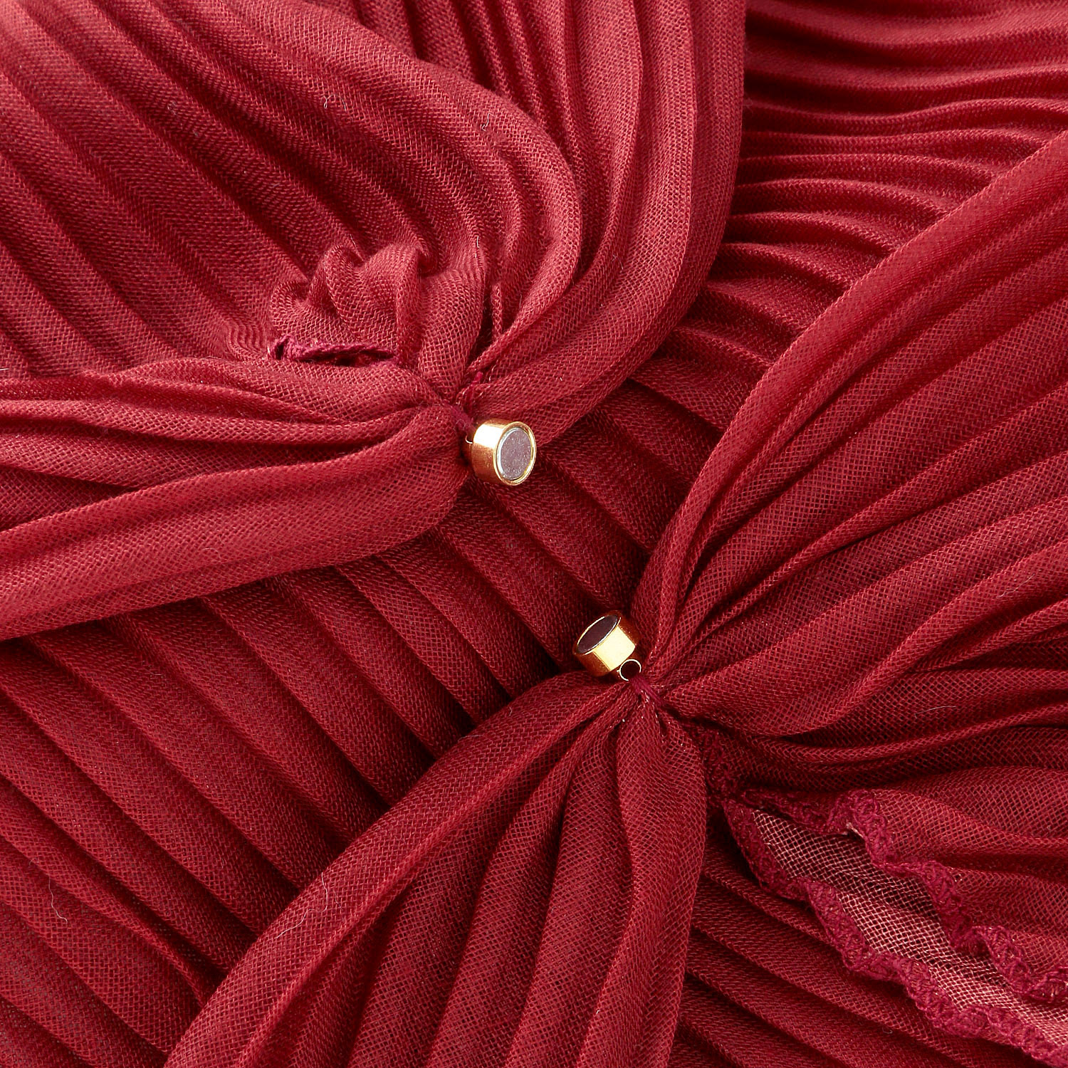 マグネット付プリーツスカーフ - 画像5