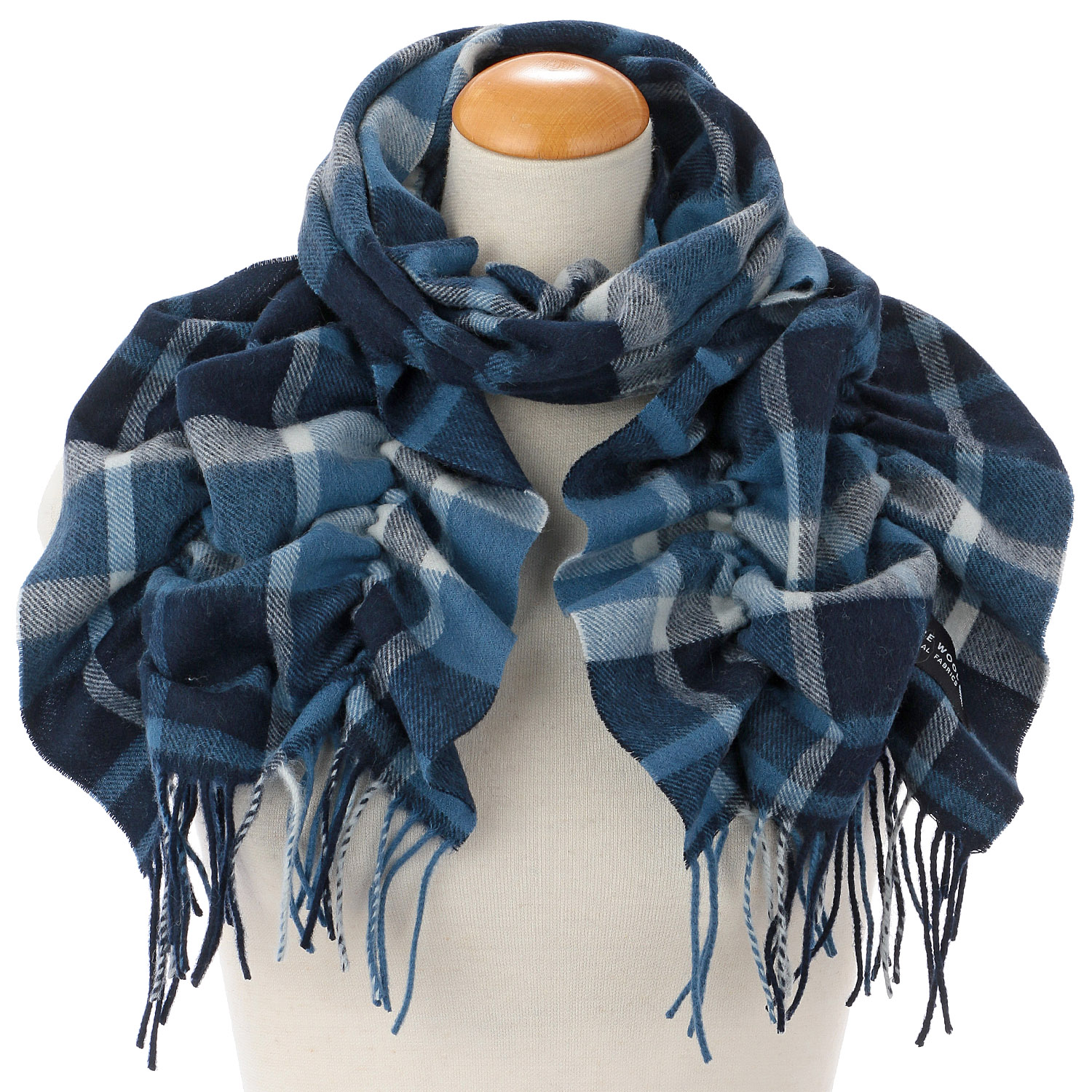 【02、04、06、07終了】ウールシャーリングチェックマフラー - 画像7