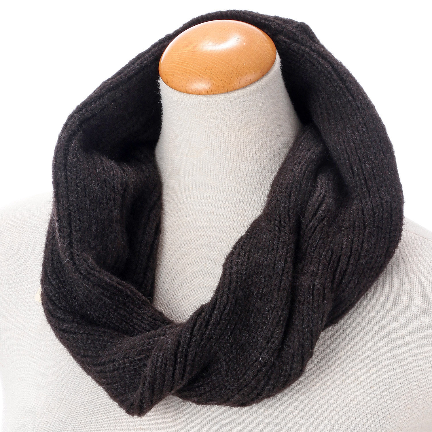 日本製 ウール混スヌード - 画像1