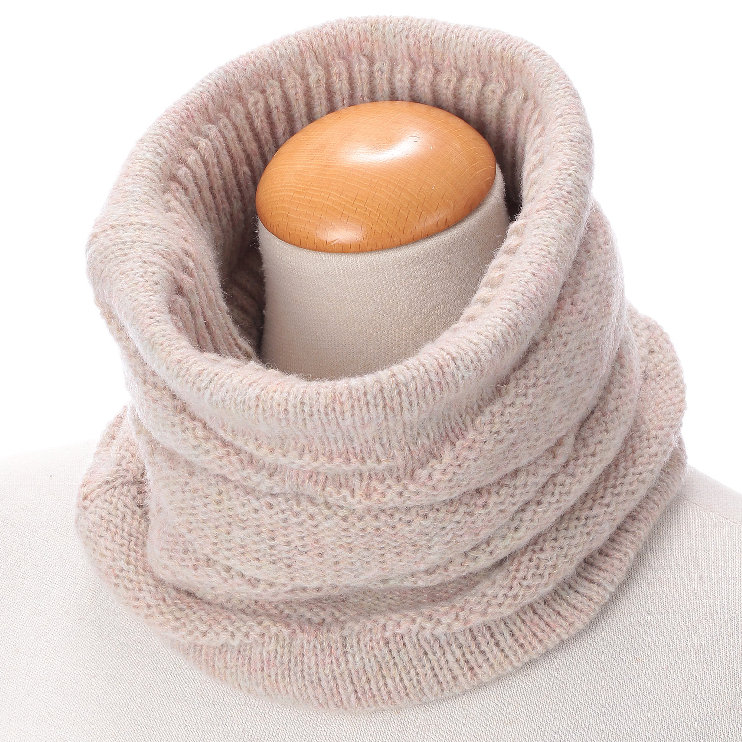 日本製 ウール混ネックウォーマー - 画像2