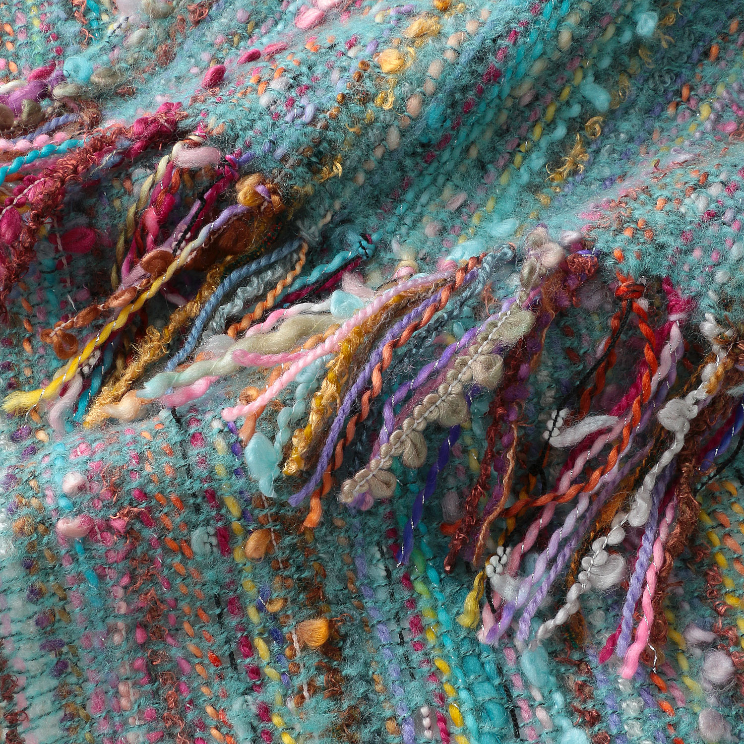 インド製 ミックス糸マフラー - 画像6