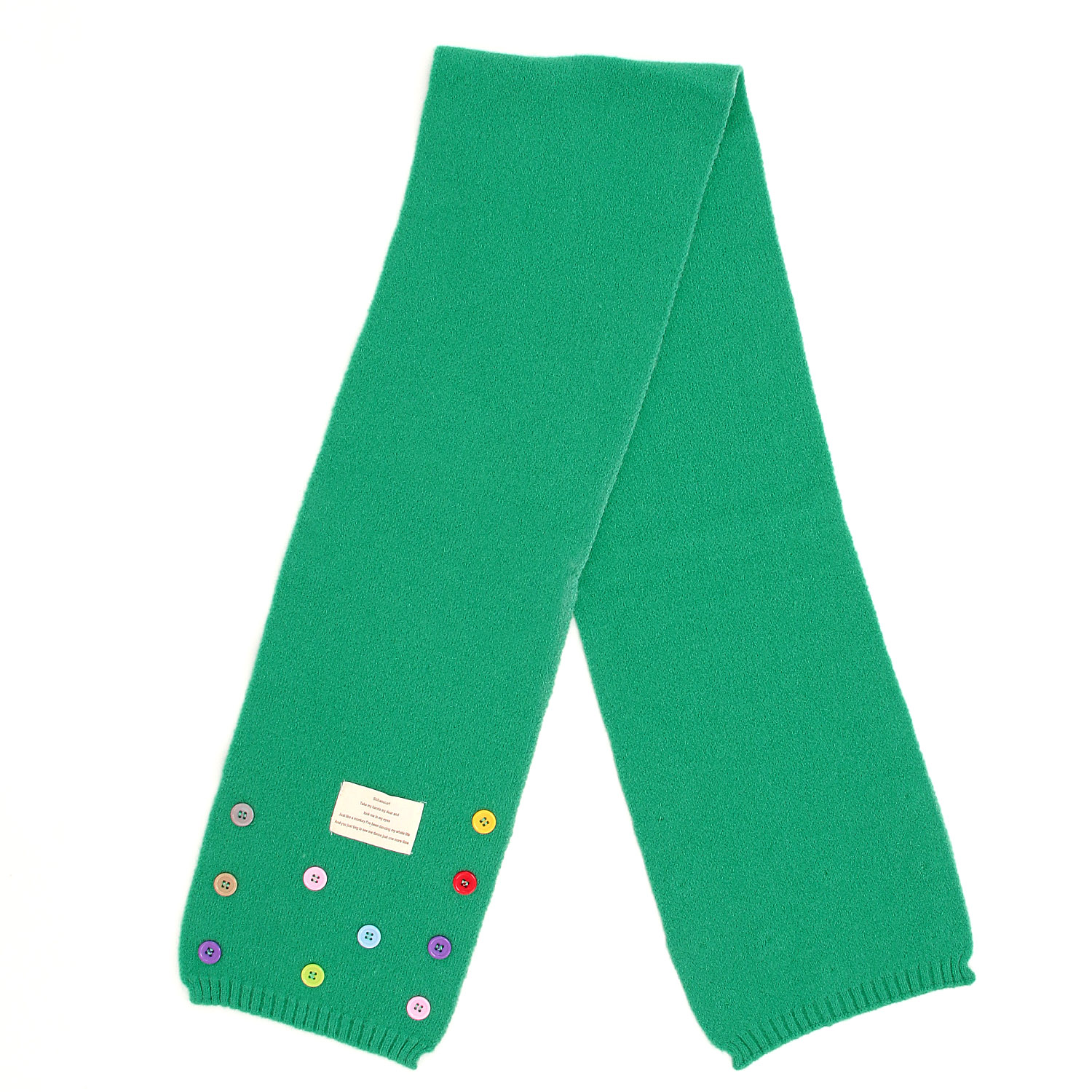 マルチカラーボタンマフラー - 画像5