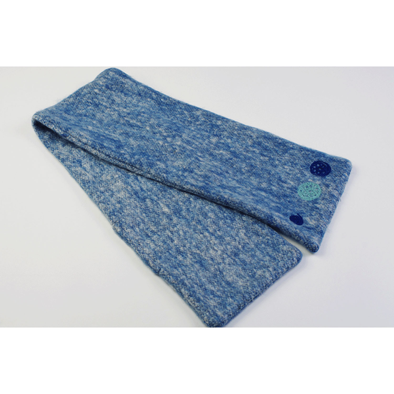 インド製 差し込み刺繍マフラー ドット - 画像8