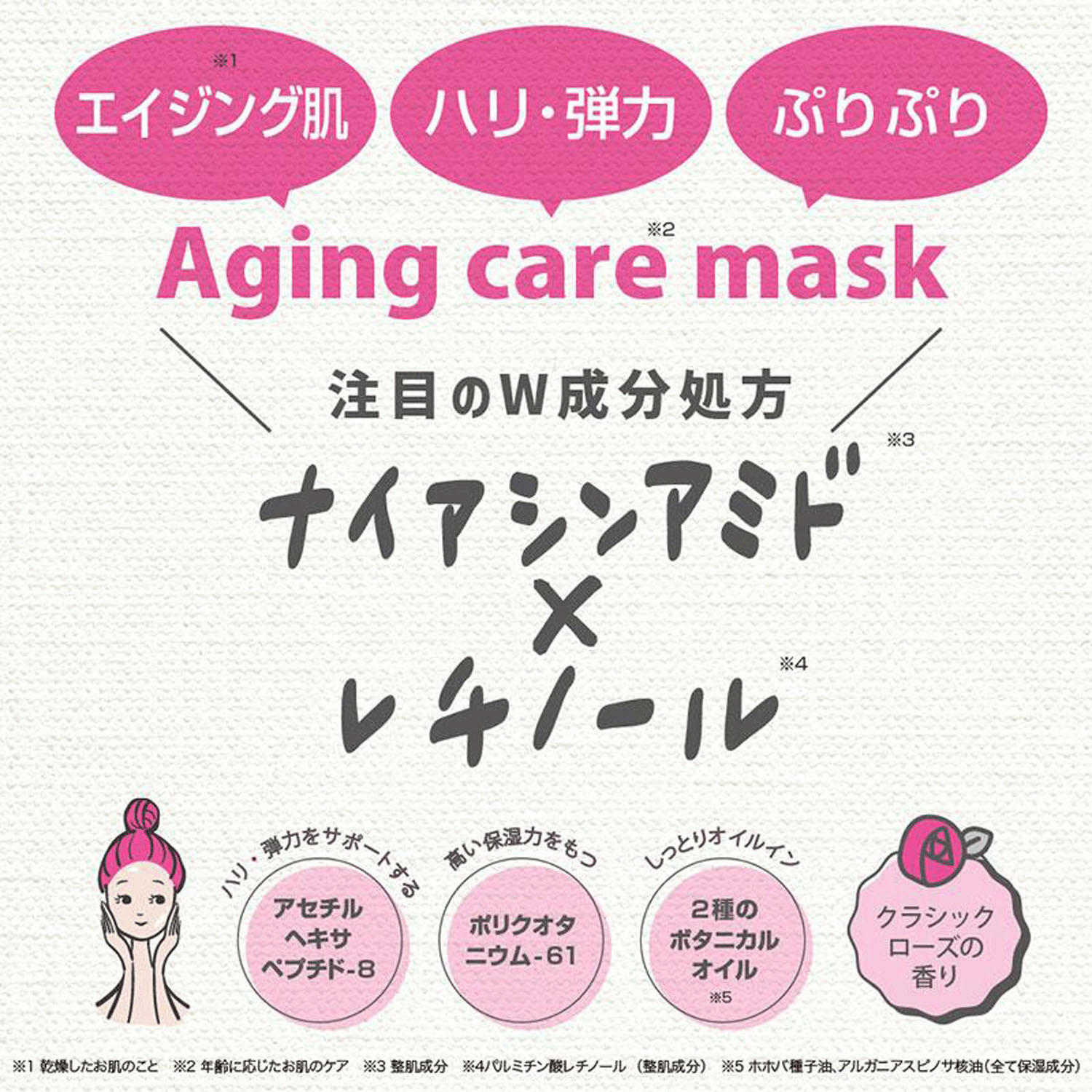 ポッシュコッシュ エイジングケアマスク30P 30枚入 - 画像3