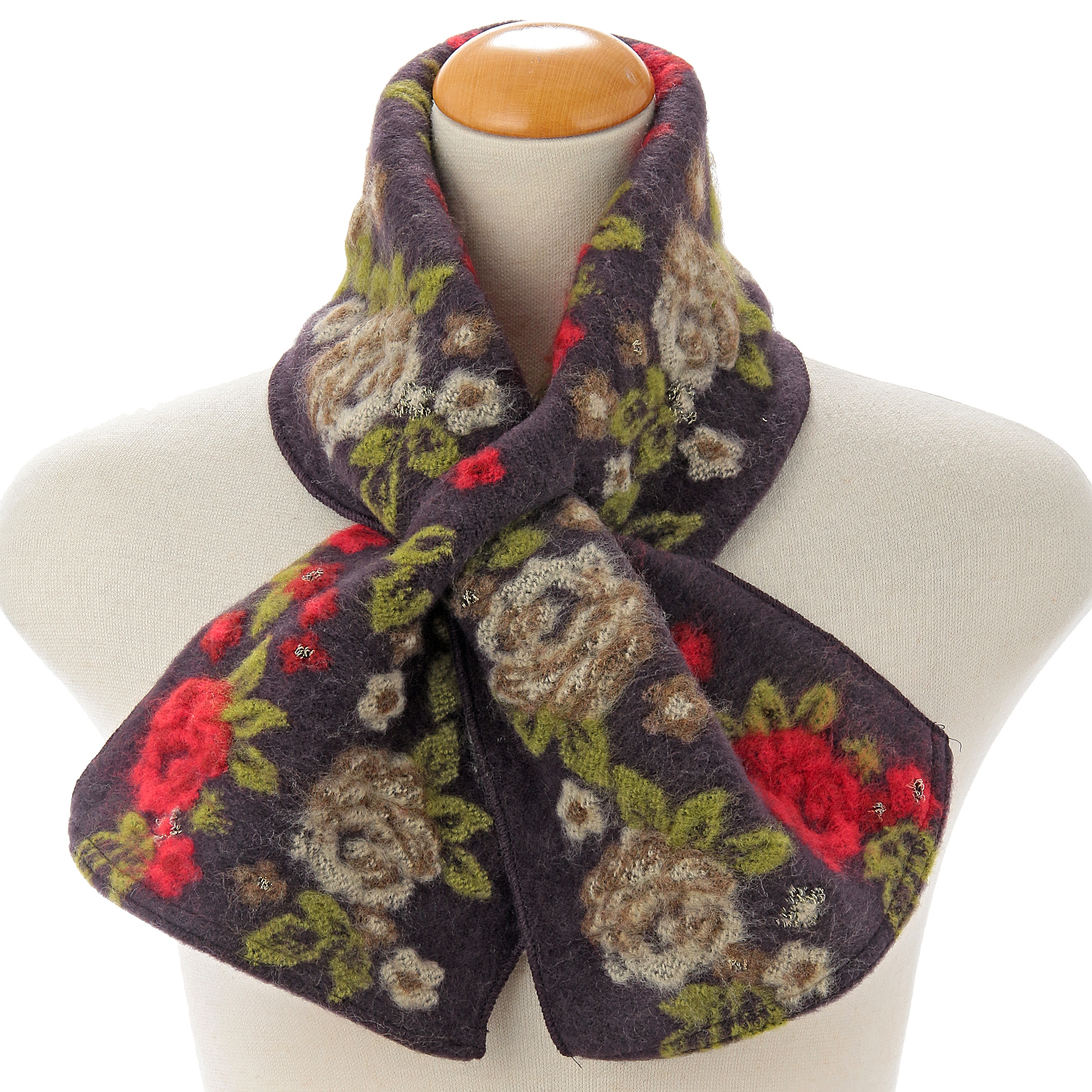 ラシクモア ダブルローズクロスマフラー - 画像2