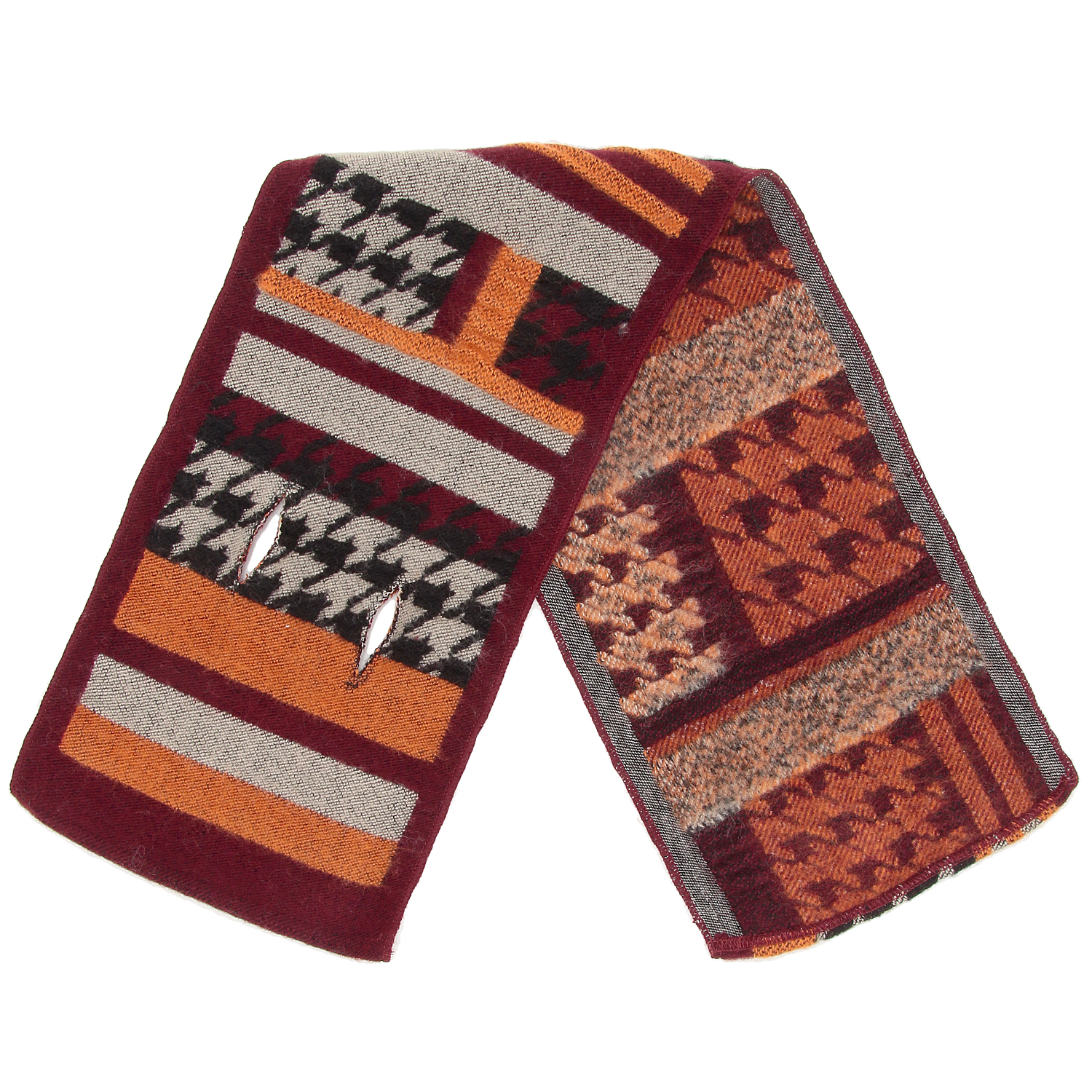 ラシクモア 千鳥クロスマフラー - 画像4