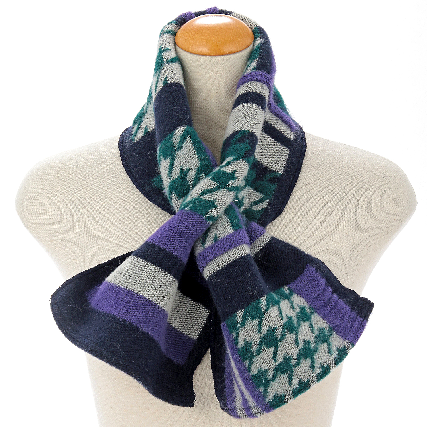 ラシクモア 千鳥クロスマフラー - 画像6