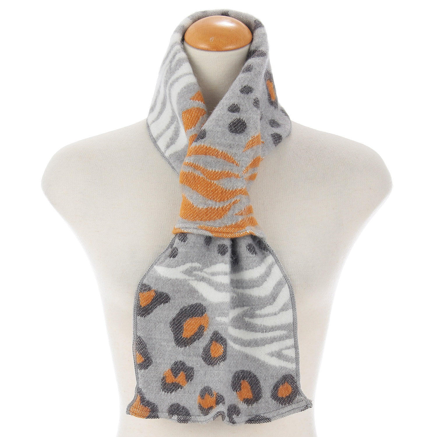 ラシクモア パターンアニマル プチマフラー