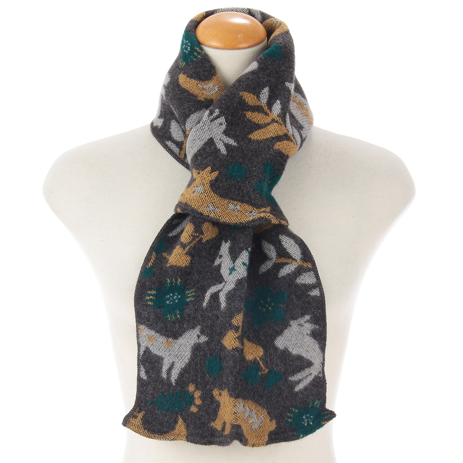 【マスタード終了】ラシクモア アニマルフォレスト プチマフラー - 画像1