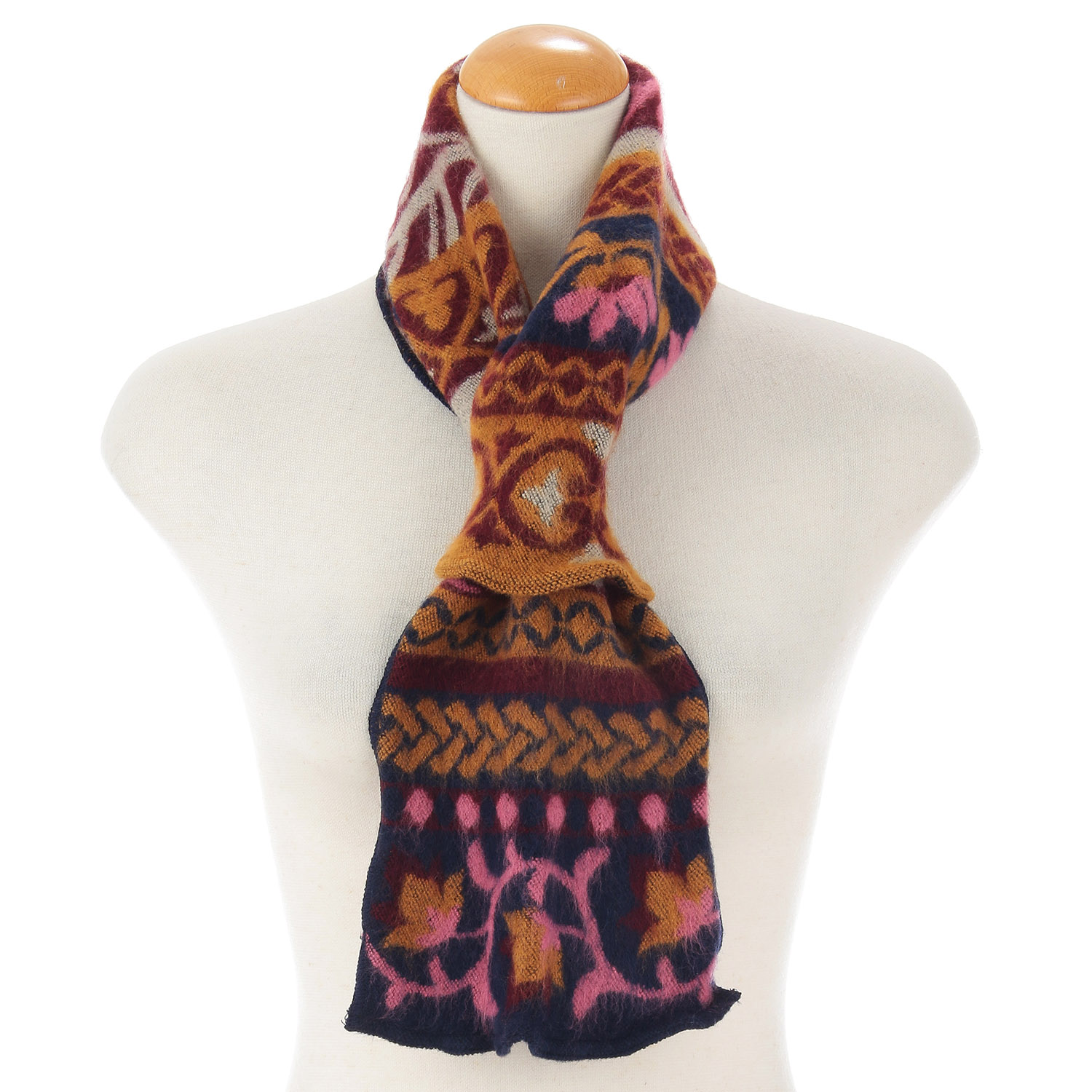 ラシクモア ジャガード プチマフラー - 画像1