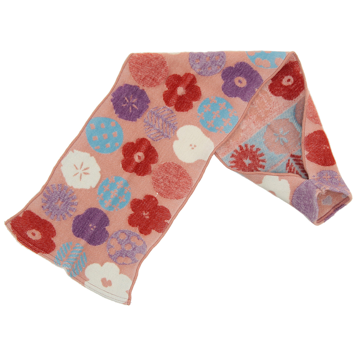 【ピンク終了】ラシクモア サークルフラワープチマフラー - 画像4