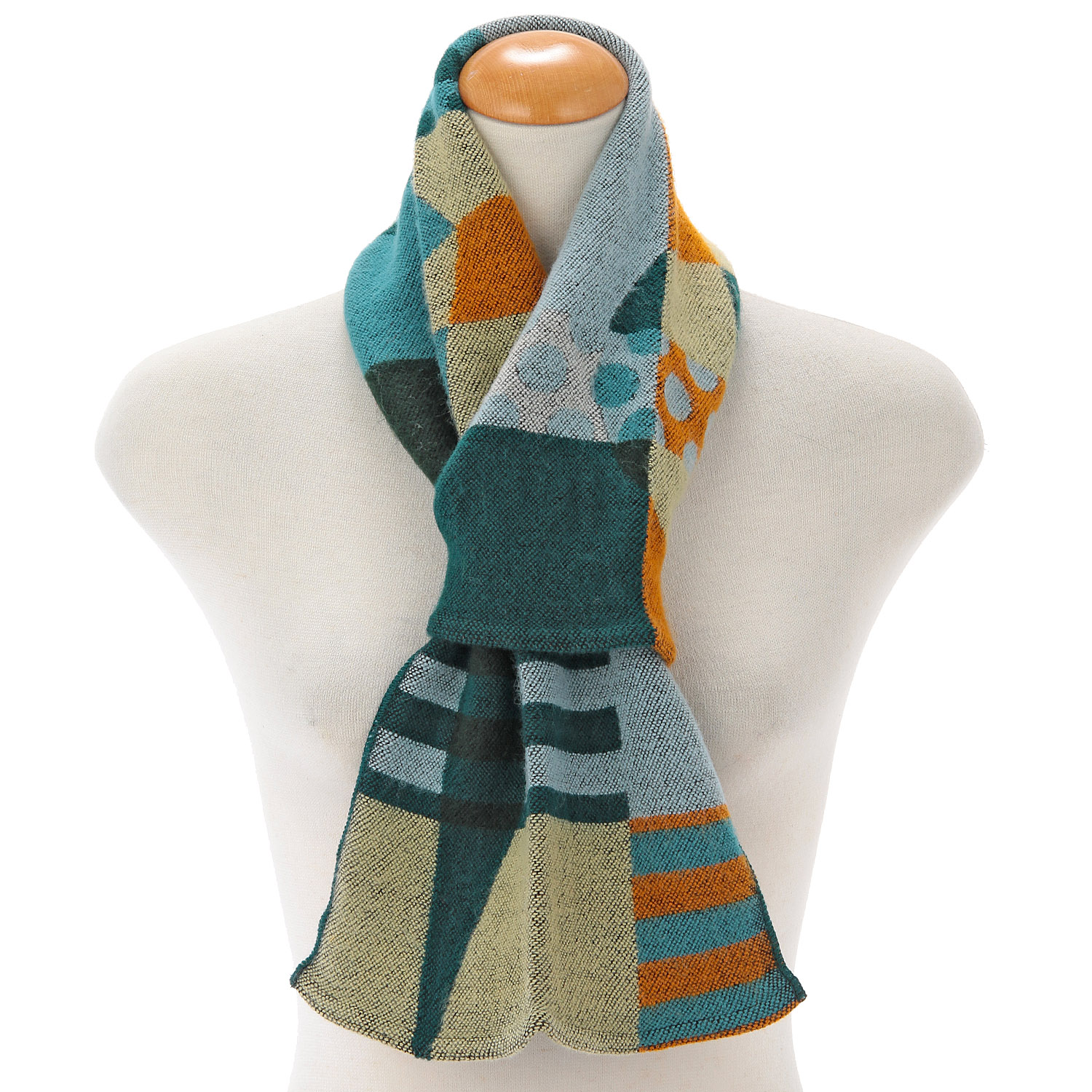 ラシクモア ミックスパターンプチマフラー - 画像2