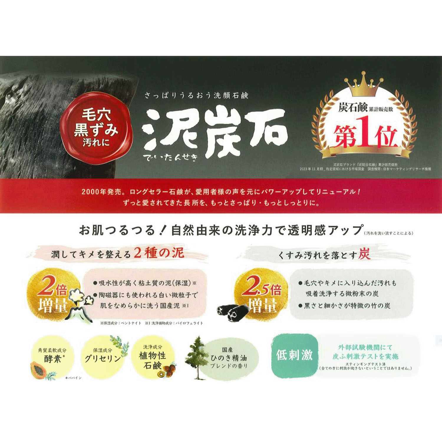 泥炭石 ソープ 135g - 画像3