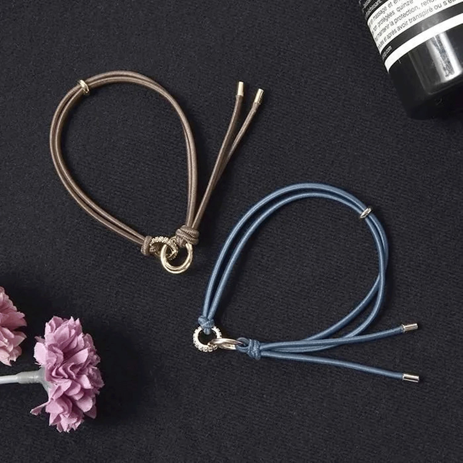 静電気軽減ヘアブレスレット ダブルリング - 画像2