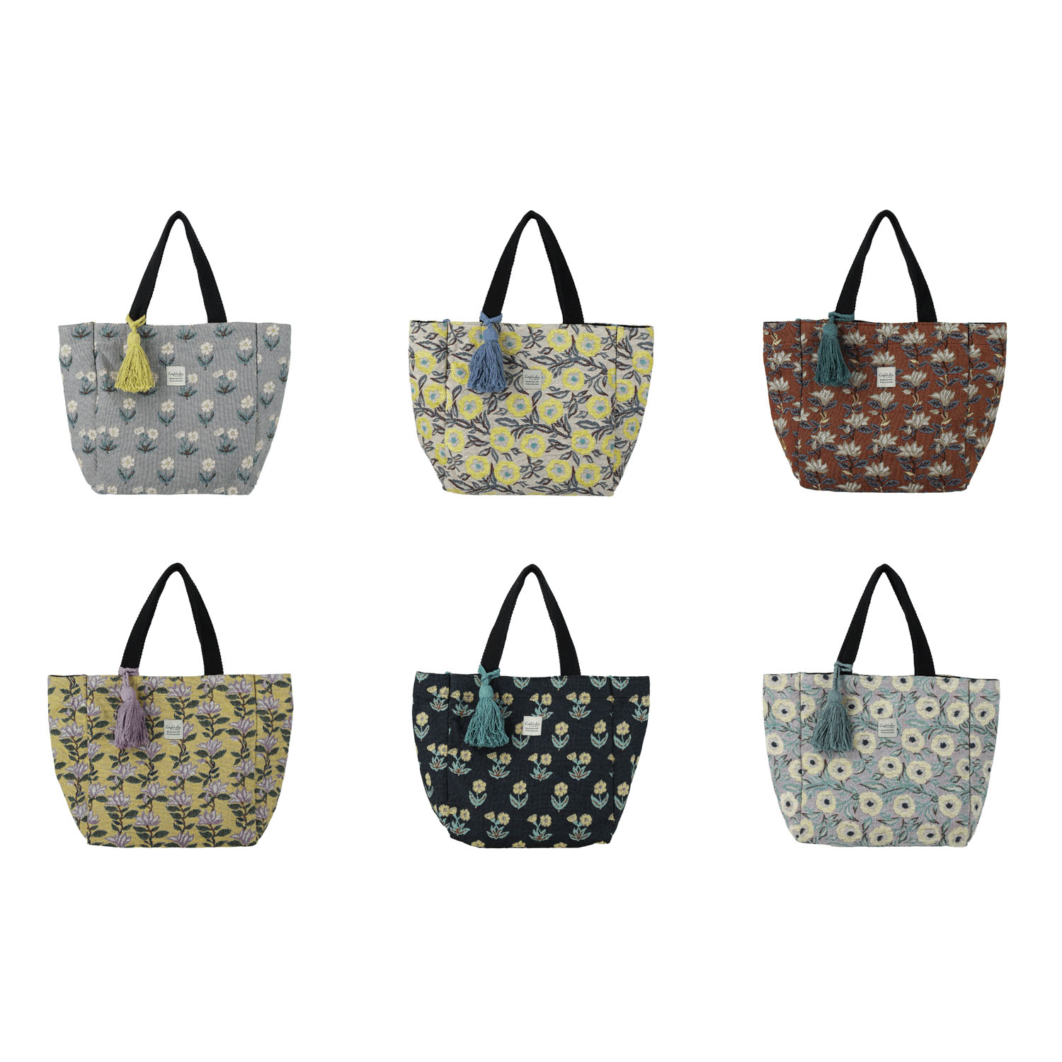 【在庫限り】ジャガード バッグM - 画像1