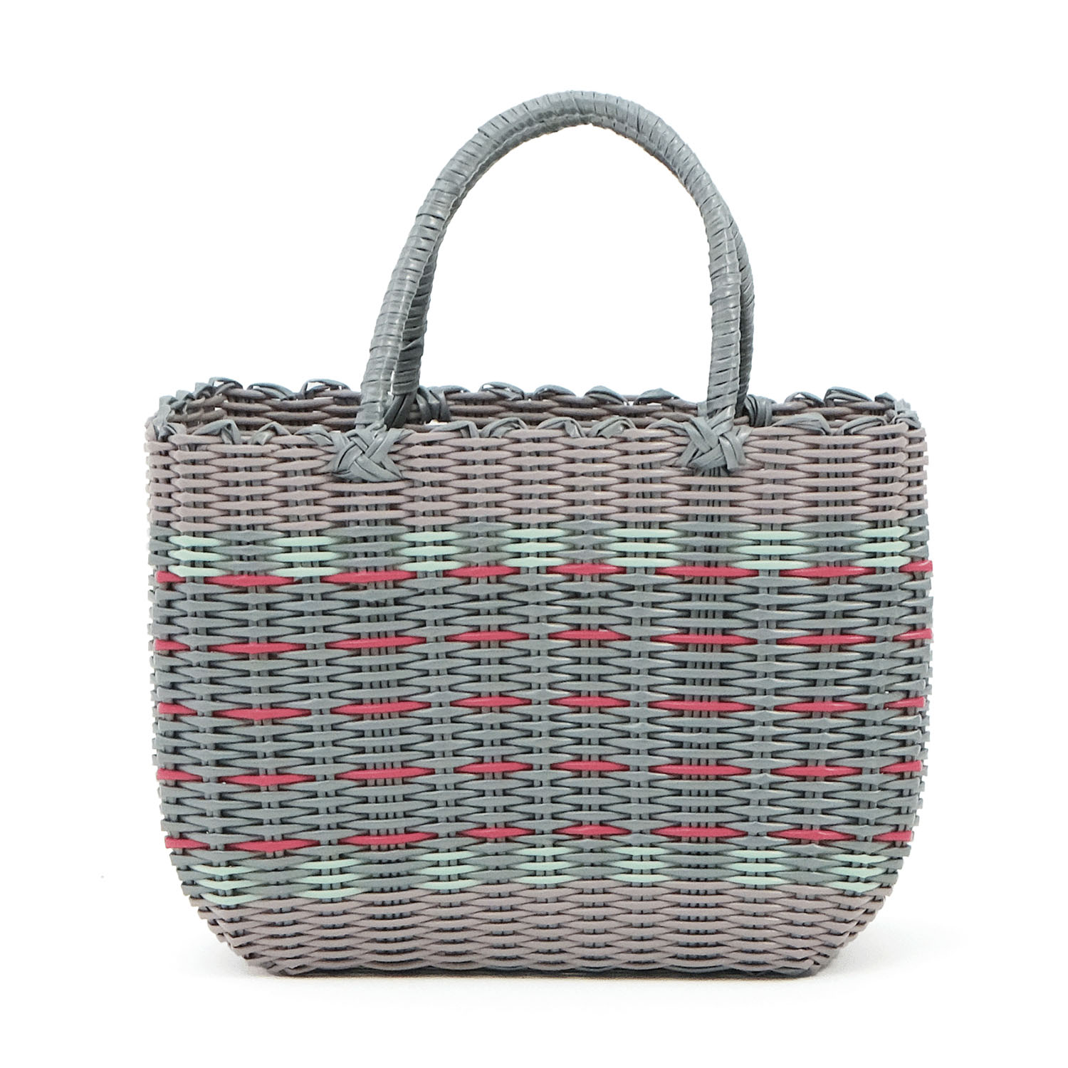 色の組み合わせが楽しいレジャーにぴったりなパーチャスバッグ - 画像2